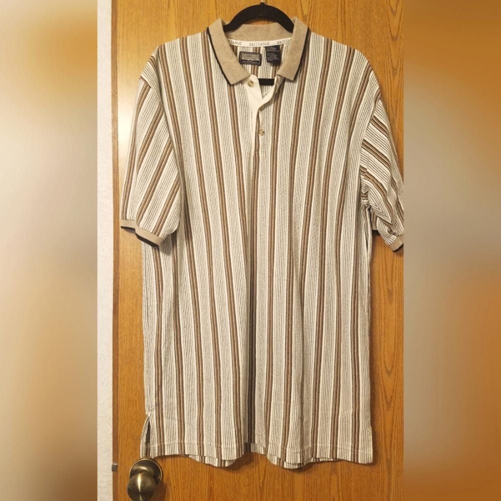 Designer Vintage Brittania Shirt Size Large Size US L / EU 52-54 / 3 - 1 Thumbnail