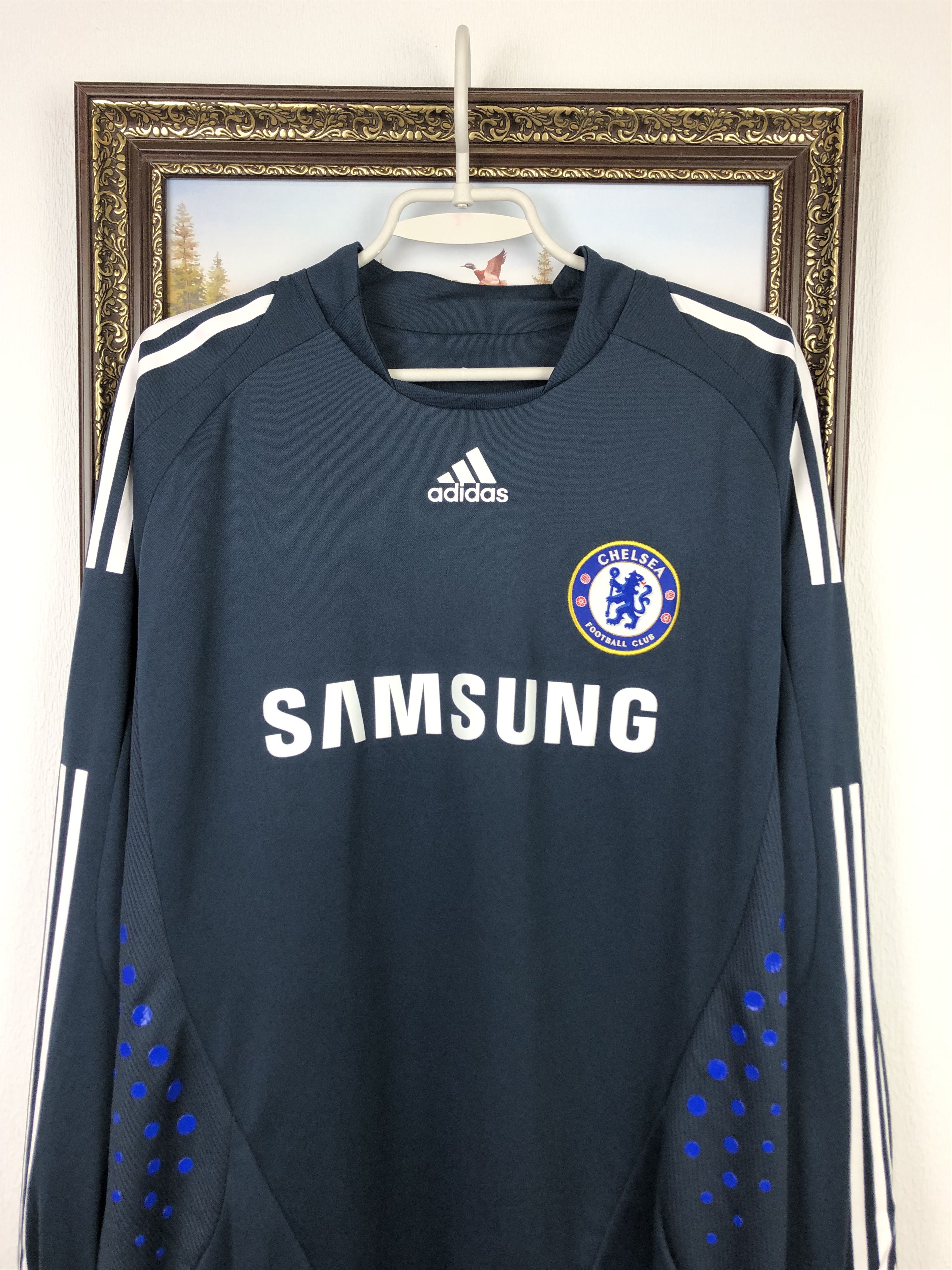 Adidas Chelsea Goalkeeper football shirt Soccer Player Issue Jersey Size US L / EU 52-54 / 3 - 2 Thumbnail