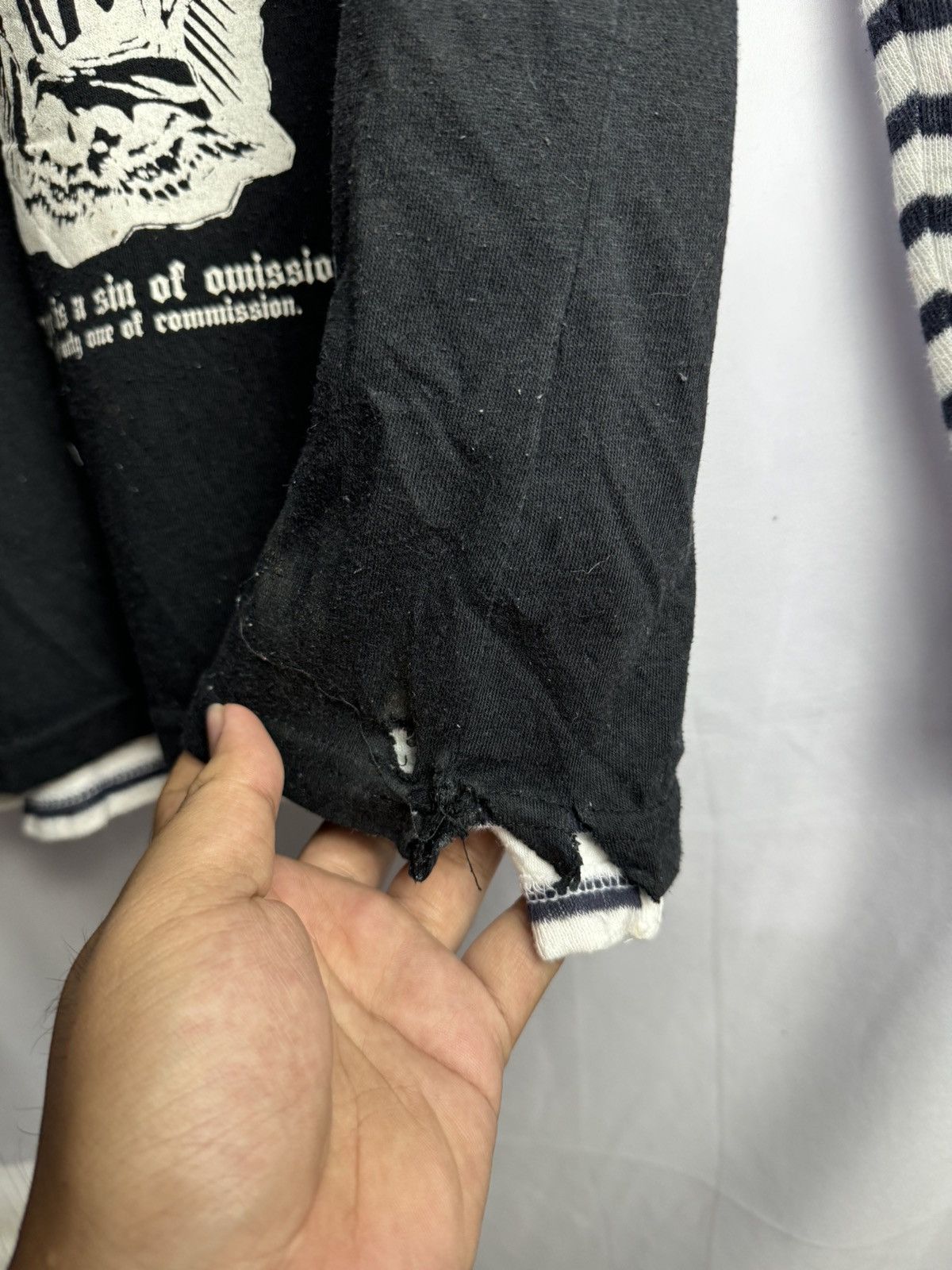 Beauty Beast × Hysteric Glamour × Japanese Brand Double Layers Skulls Oblo 10f1 Long Sleeve Size US M / EU 48-50 / 2 - 6 Thumbnail