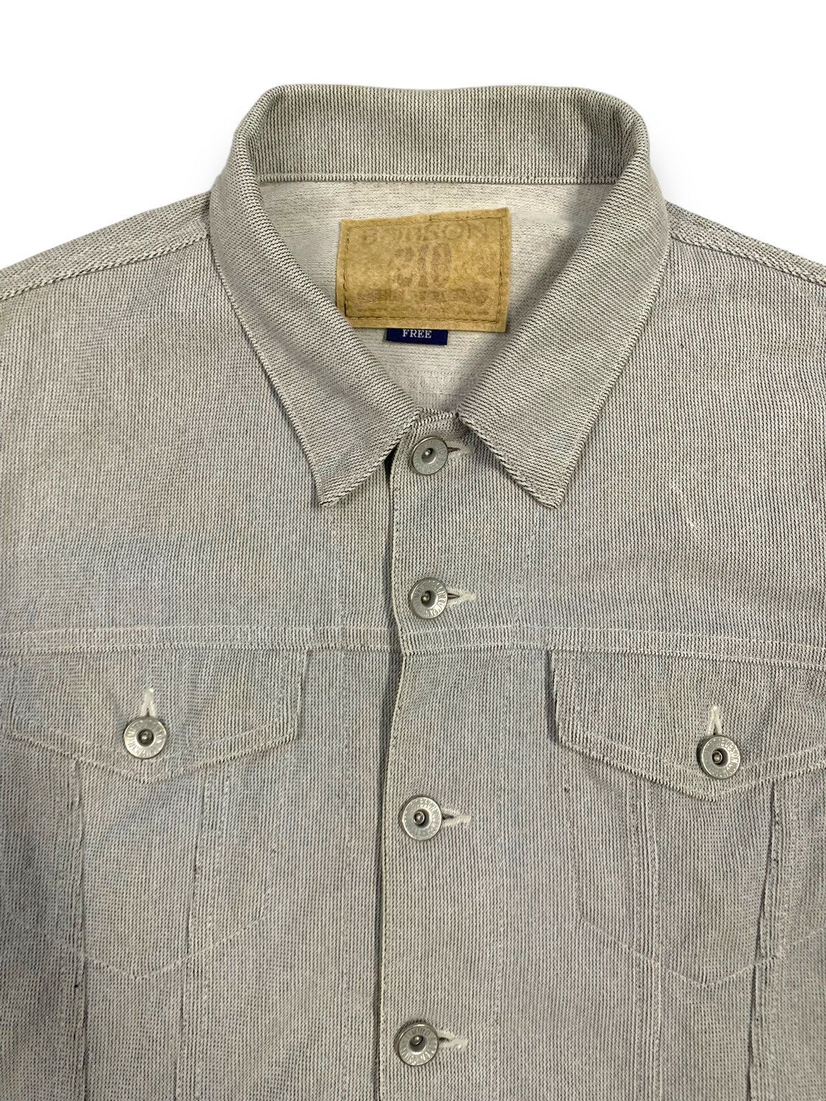 Japanese Brand Vintage Japanese Brand Bobson Cropped Denim Trucker Jacket Size US S / EU 44-46 / 1 - 5 Thumbnail