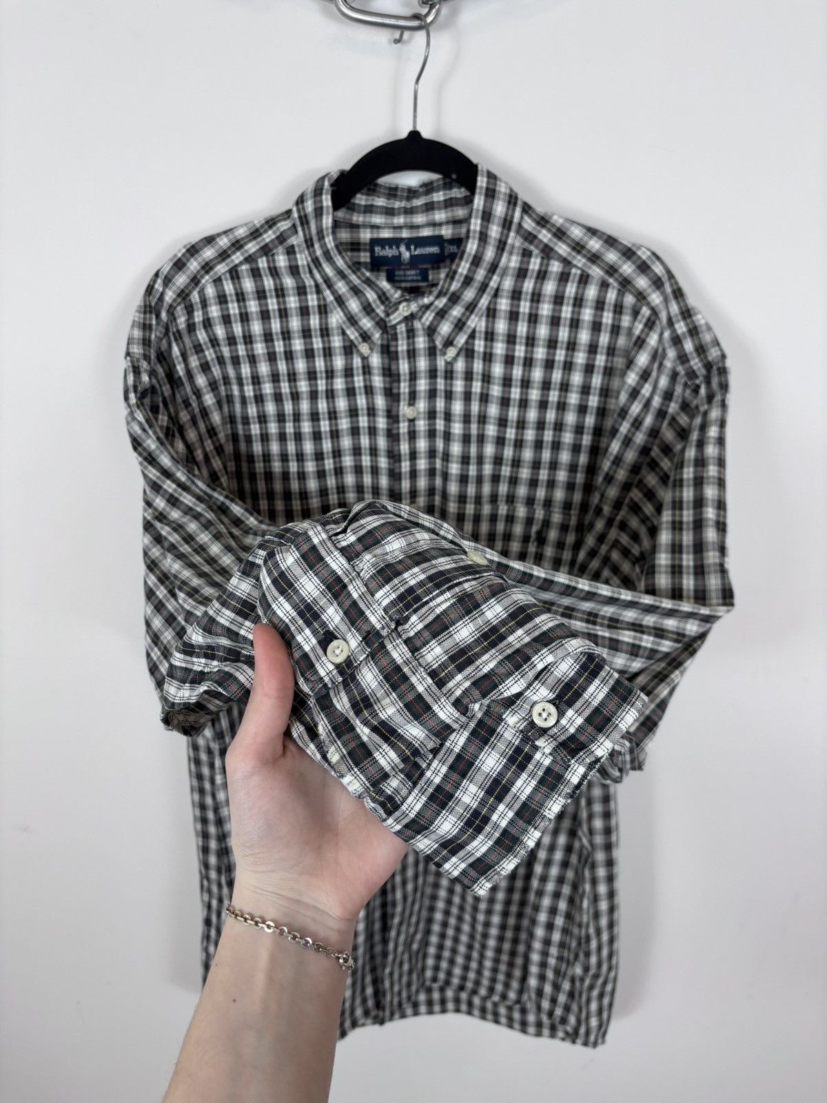Polo Ralph Lauren Vintage Polo Ralph Lauren Big Shirt Men’s Tartan Plaid Check Size US XL / EU 56 / 4 - 7 Thumbnail
