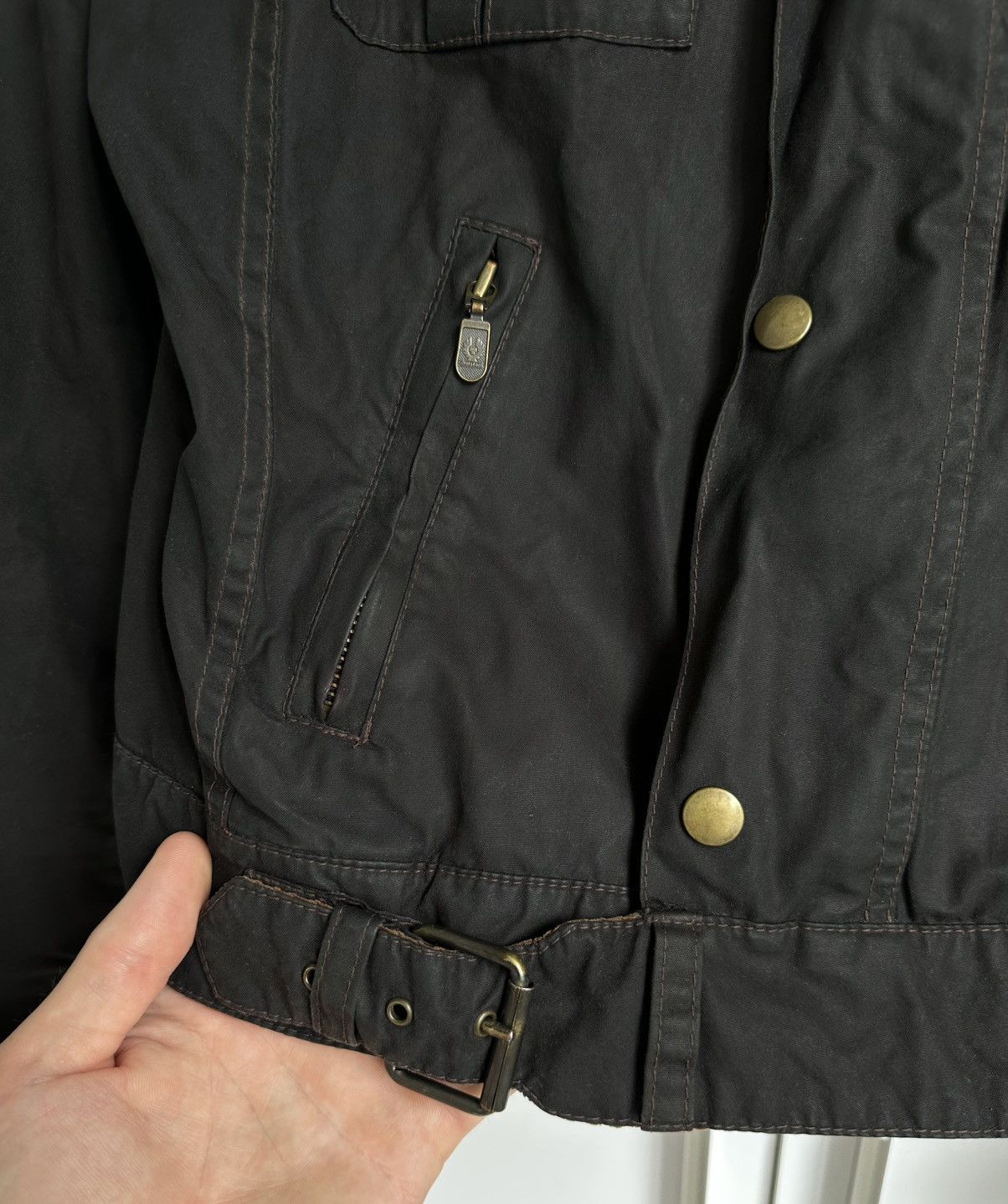 Belstaff Women's Belstaff Cougar Gold Label Waxed Biker Jacket Rare Size US L / EU 52-54 / 3 - 7 Thumbnail