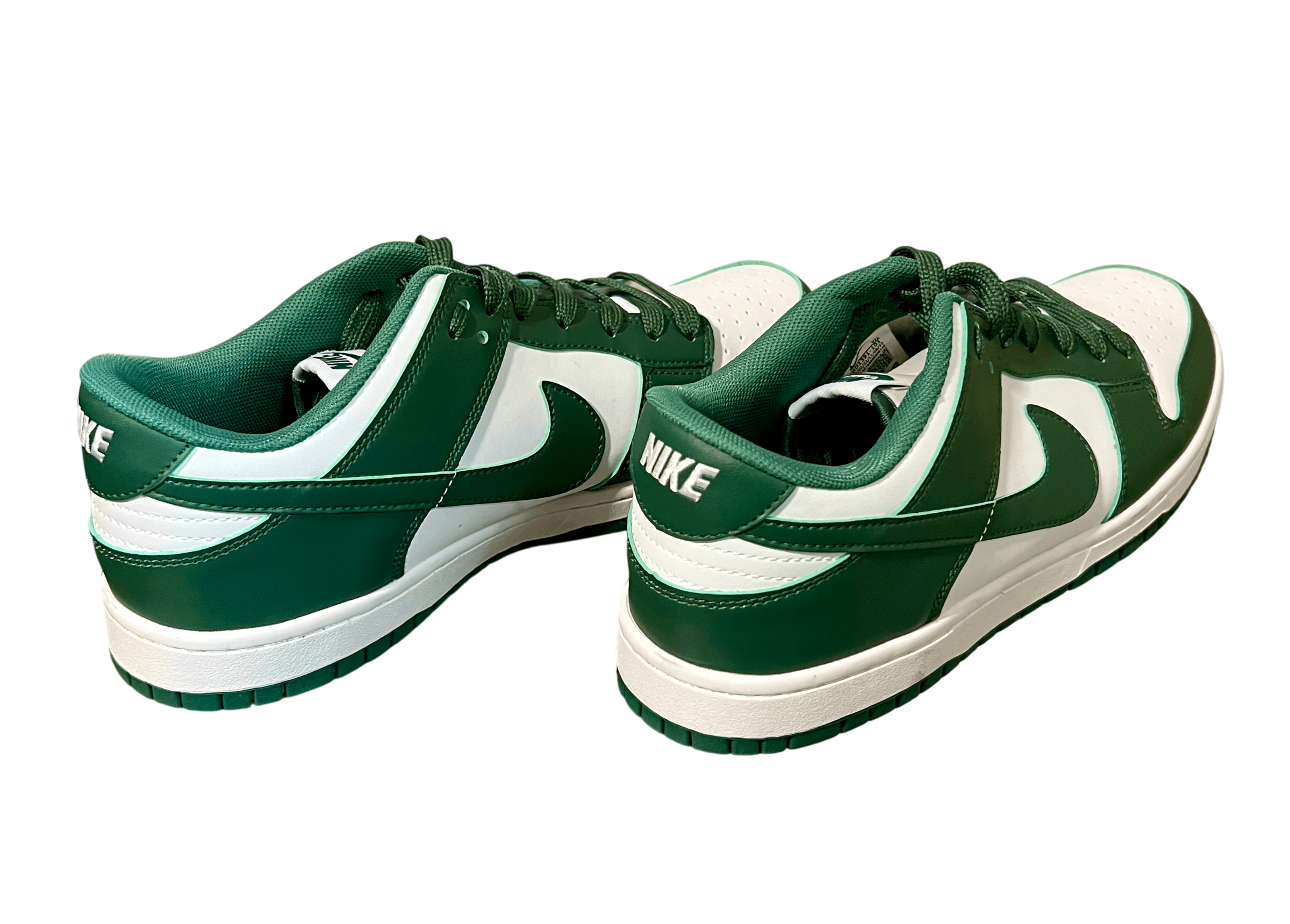 Nike Nike Dunk Low Top Team Green & White Retro Casual Shoes Size US 11 / EU 44 - 7 Thumbnail