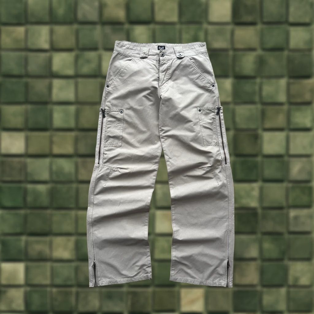 Dolce & Gabbana VINTAGE Dolce&Gabbana Cargo Pants Men S Beige 32in Inseam 46 Size US 29 - 1 Thumbnail