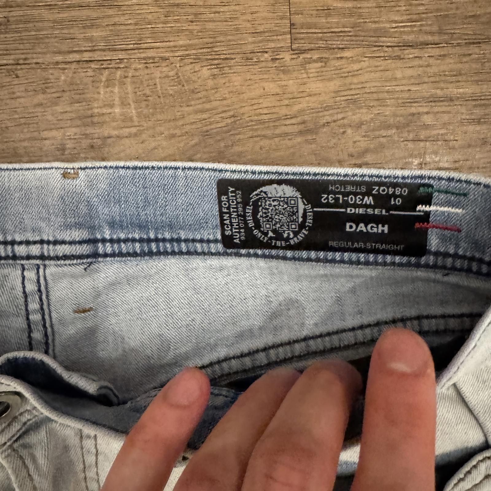 Diesel Diesel Distressed Jeans with Print Size US 30 / EU 46 - 4 Thumbnail