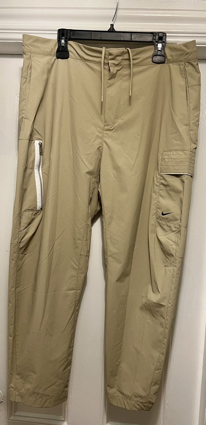 Image of Authentic Nike Sportswear Style Essentials Utility Pants 38 in Beige, Men's