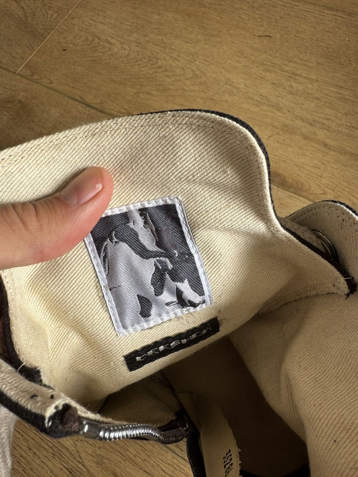 Rick Owens Jumbo Laced Ramones Size US 12 / EU 45 - 11 Thumbnail