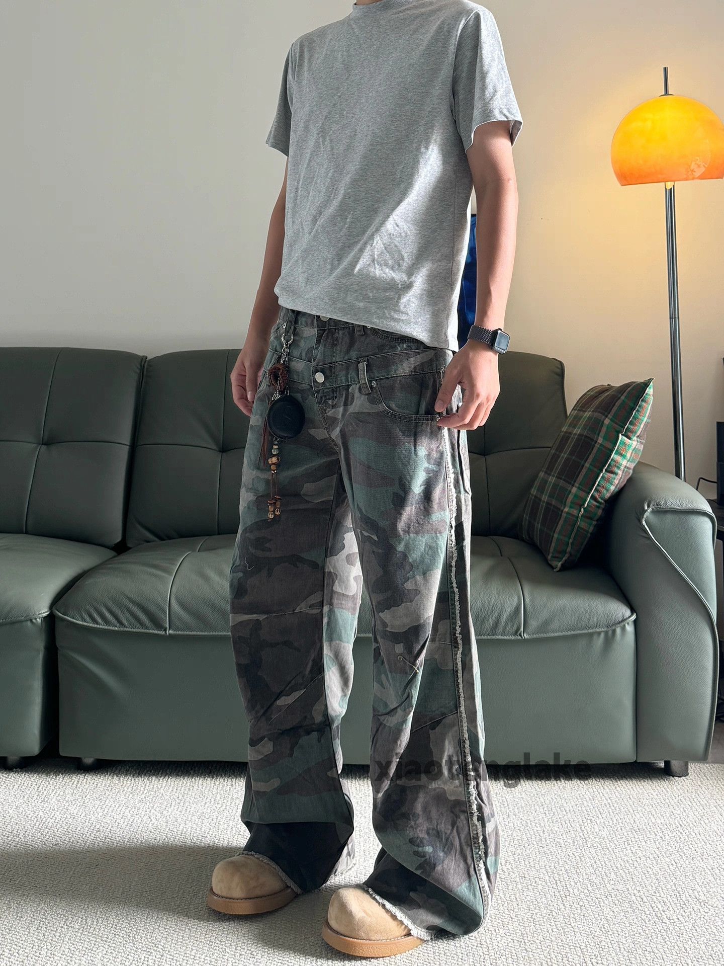Vintage ltx vintage loose baggy military carpenter camo pants Size US 34 / EU 50 - 3 Thumbnail