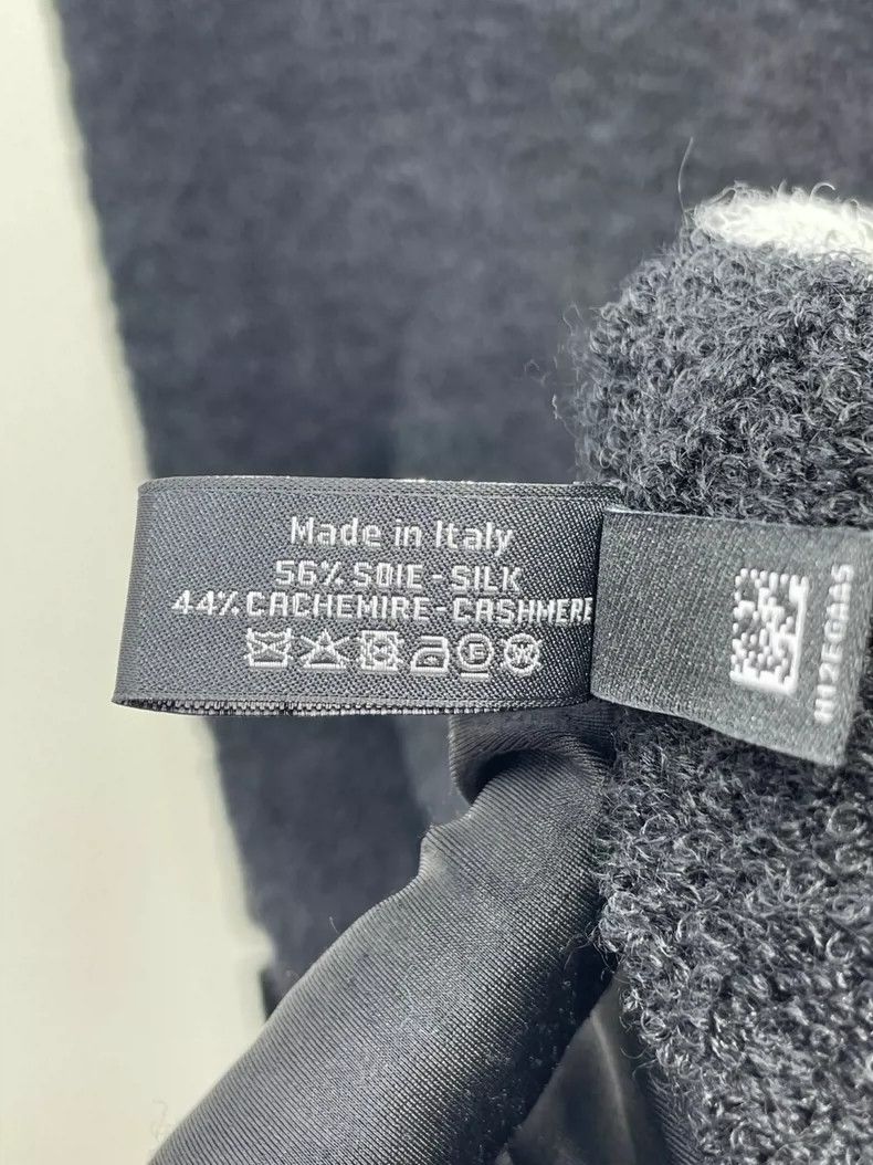 Chanel Chanel Panda color matching double C knitted scarf 2504-Nex Size ONE SIZE - 6 Thumbnail