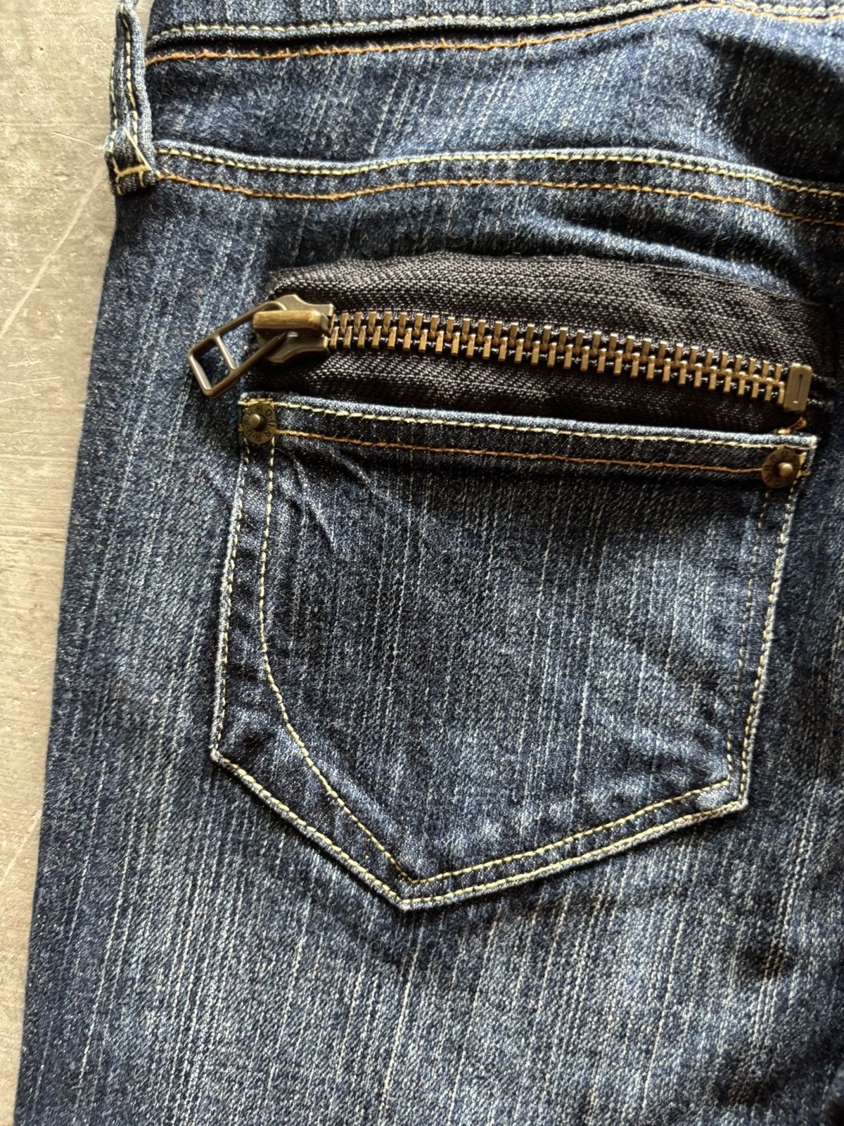 Hysteric Glamour × If Six Was Nine × Tornado Mart Flared rush hour punk washed japanese denim Size 31" - 14 Thumbnail