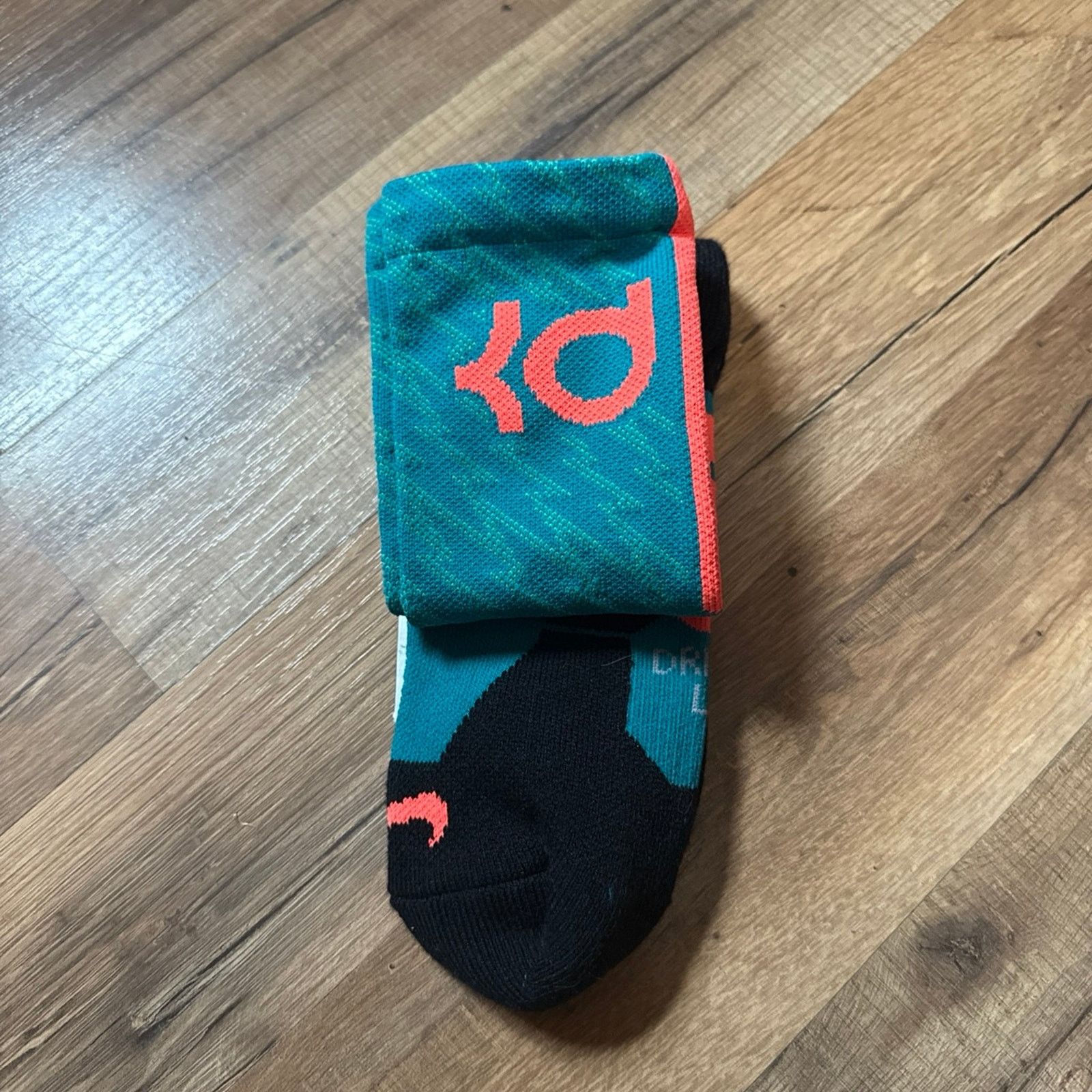 Nike 2014 Nike KD Hyper Elite Cushioned Basketball Crew Socks Size ONE SIZE - 3 Thumbnail
