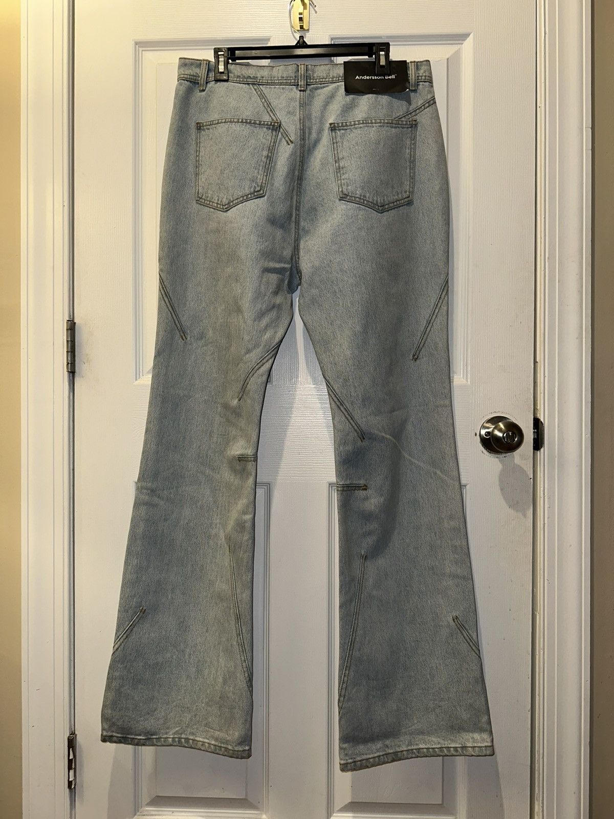Andersson Bell Anderson Bell Tripot Coated Flare Jeans Size US 34 / EU 50 - 2 Thumbnail