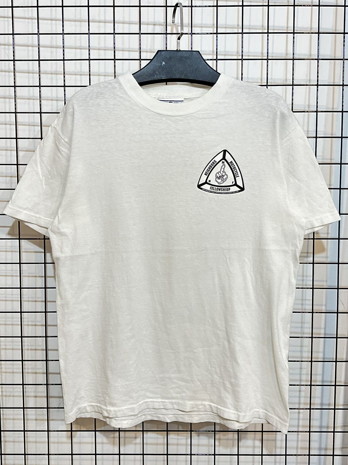 Neighborhood Neighbors Motorcycle Fellowship white t-shirt . Size US M / EU 48-50 / 2 - 1 Thumbnail