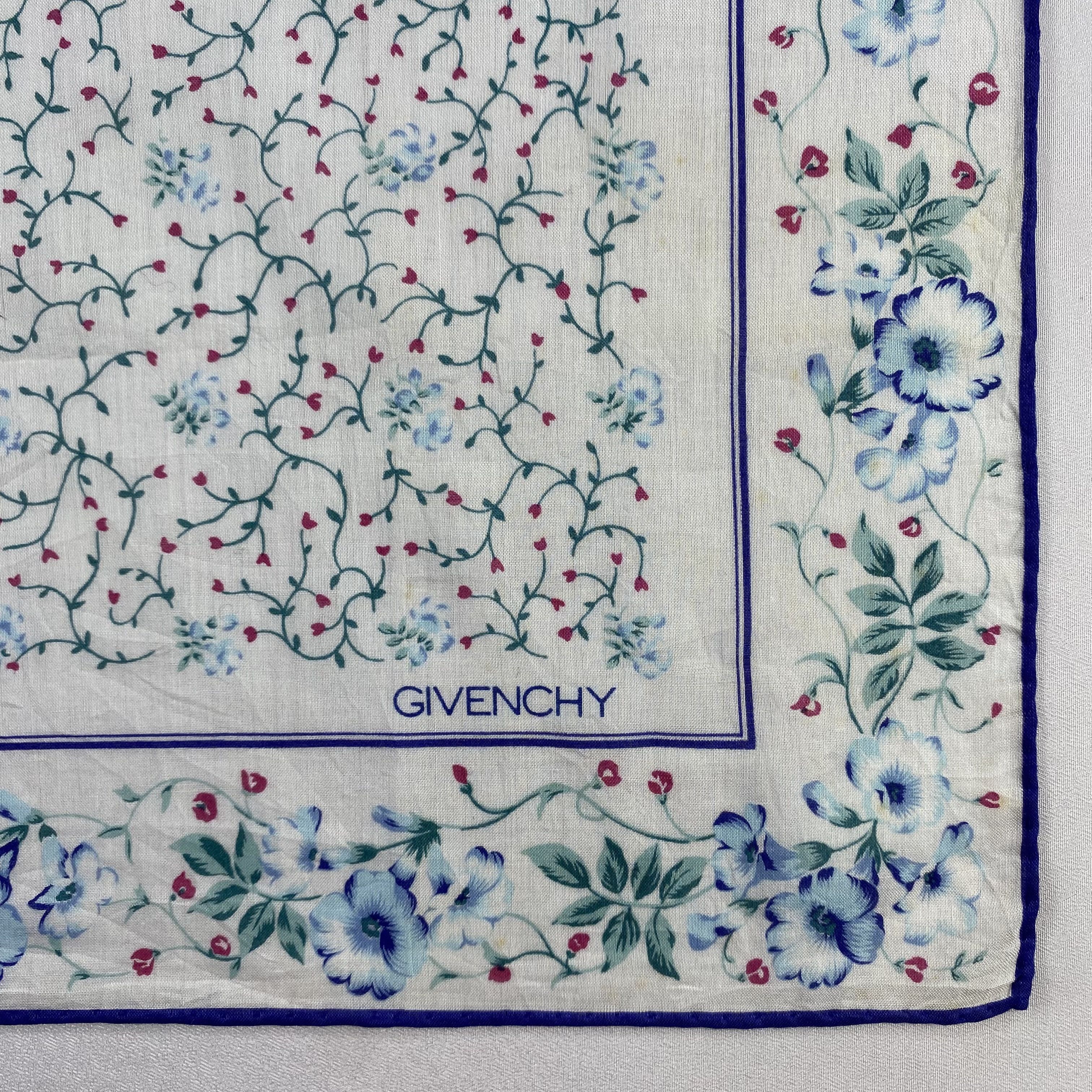 Vintage Givenchy Bandana/ Handkerchief / Neckerchief-P1530 Size ONE SIZE - 3 Thumbnail