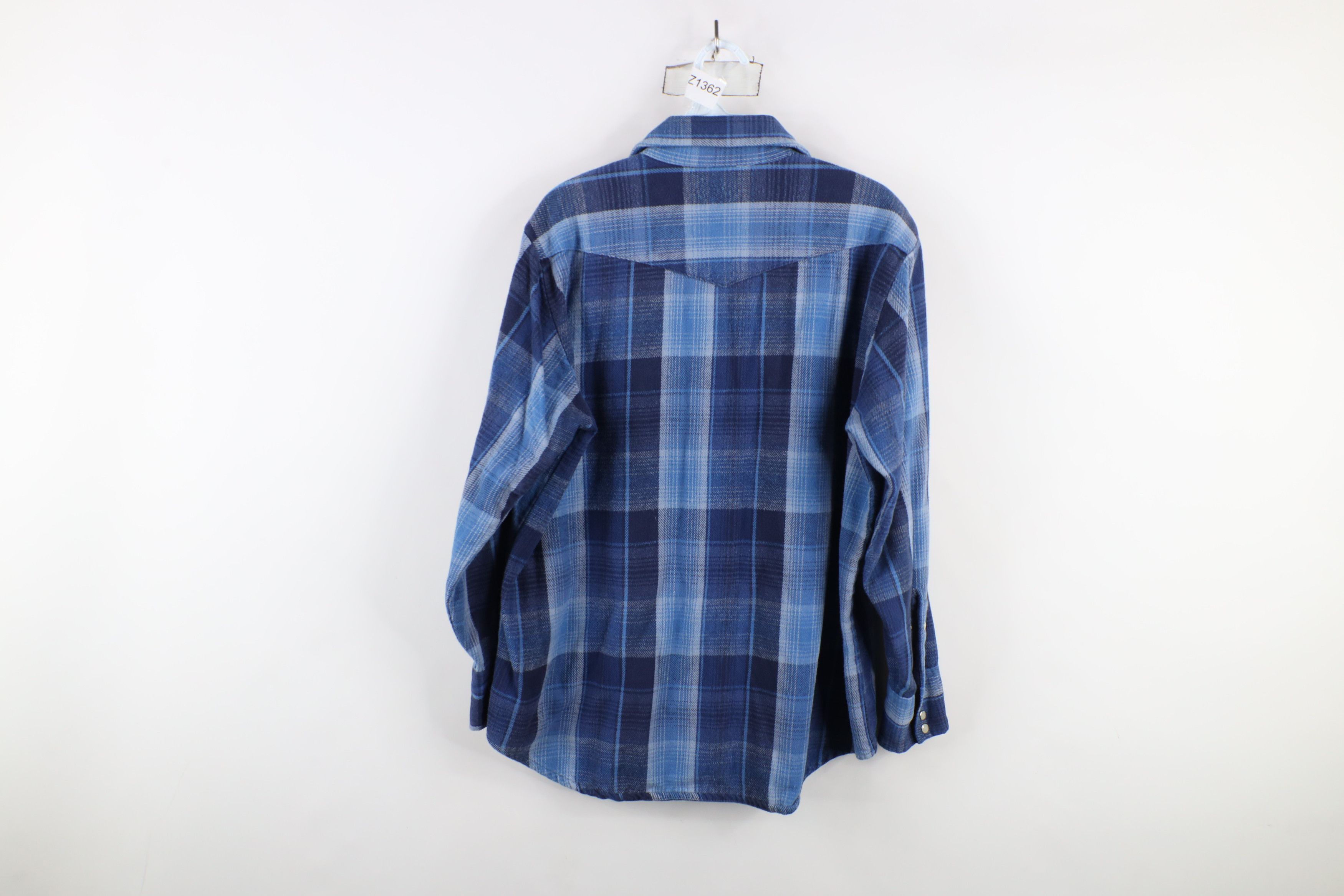 Vintage Vintage 90s Streetwear Heavy Western Snap Button Shirt Size US XL / EU 56 / 4 - 8 Thumbnail