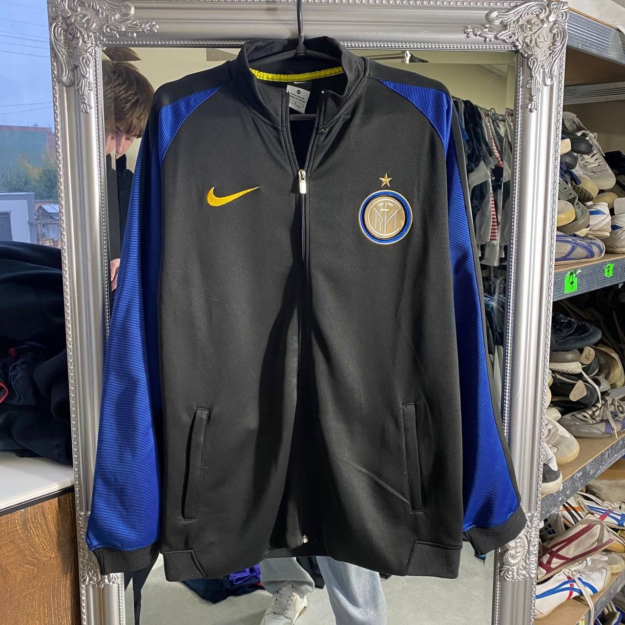 Nike Nike zip up Jacket Inter Milan Vintage Blokecore Rare Hype S Size US XL / EU 56 / 4 - 1 Thumbnail