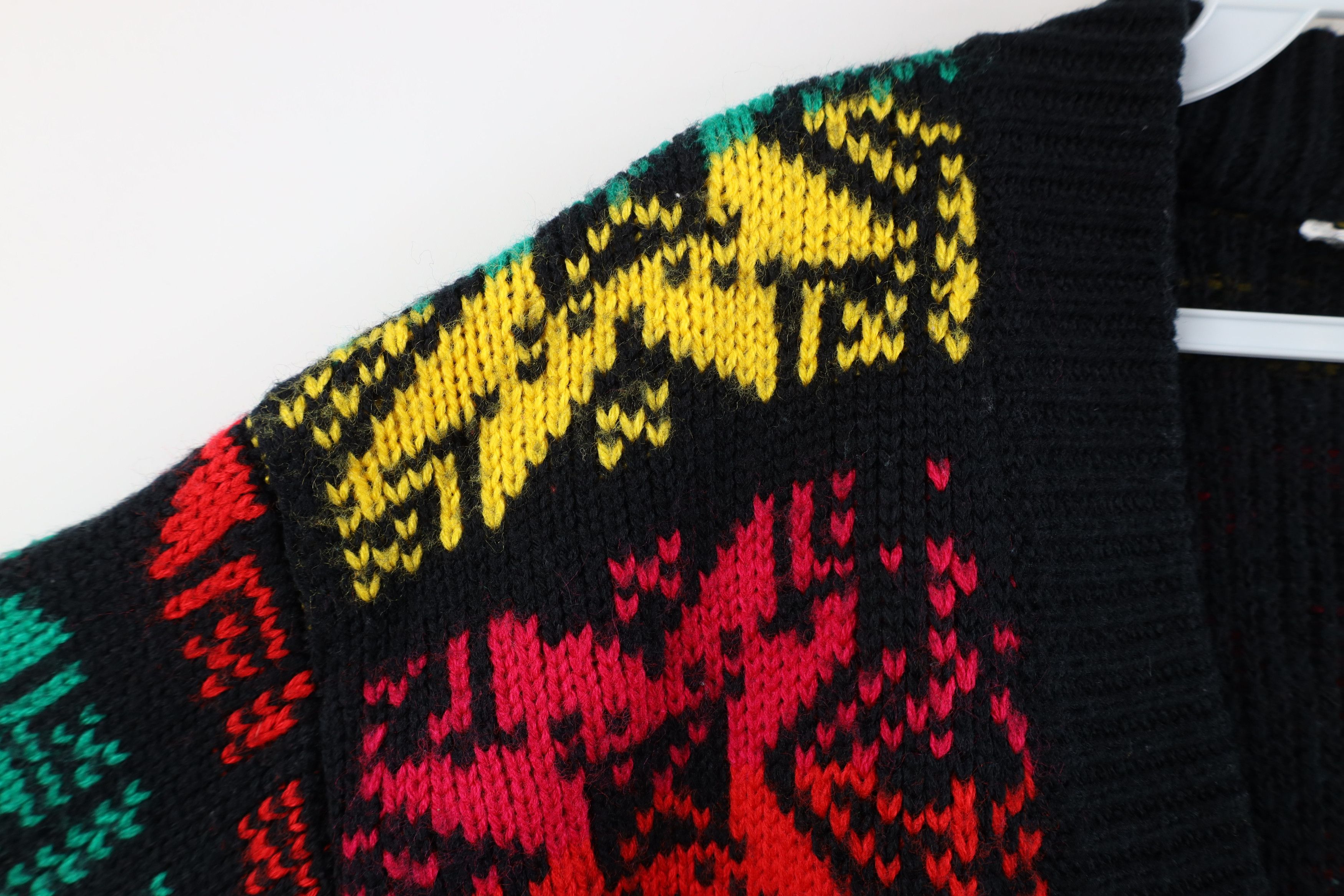 Vintage Vintage 80s 90s Streetwear Fair Isle Chunky Knit Sweater Size M / US 6-8 / IT 42-44 - 5 Thumbnail