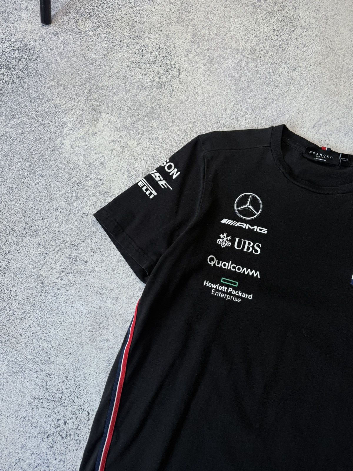 Mercedes-Benz Men's Mercedes Benz Petronas Hugo Boss Black Racing T-Shirt Size US S / EU 44-46 / 1 - 4 Thumbnail