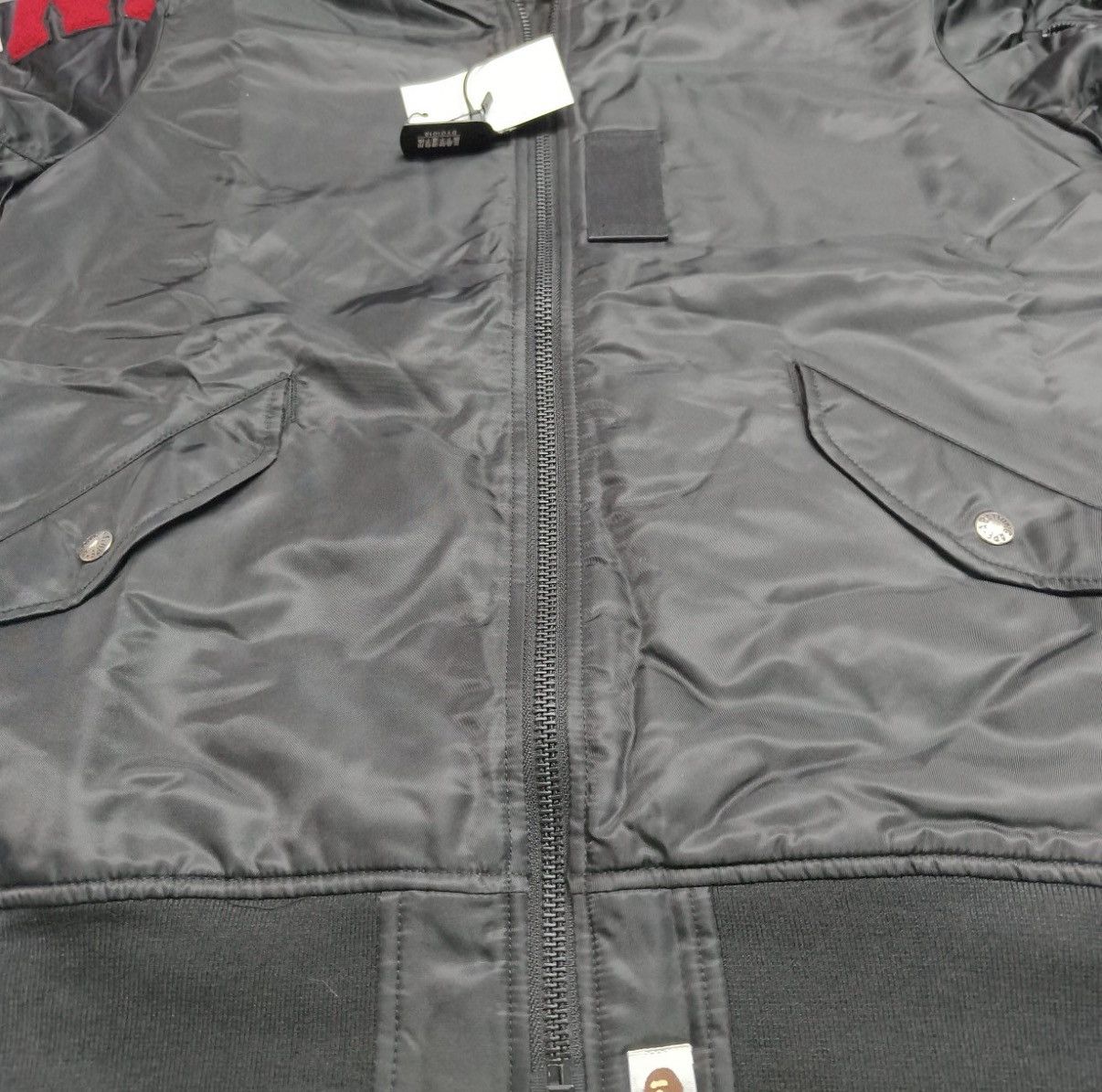 Bape A Bathing Ape Shark MA-1 Bomber Jacket Size US L / EU 52-54 / 3 - 7 Thumbnail