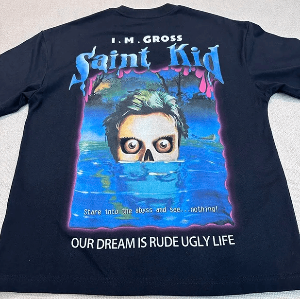 Japanese Brand × Vintage "Kid Saint-Black-M" Oversized T-shirt Size US M / EU 48-50 / 2 - 3 Thumbnail