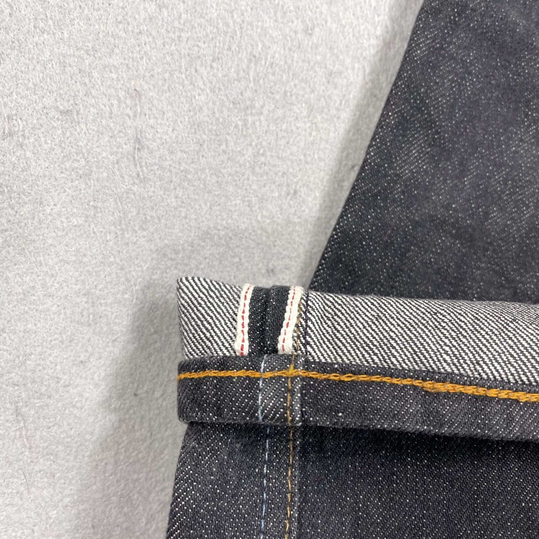 Freenote Cloth Freenote Cloth Jeans Mens 30x30 Black 02 Slim Straight Red Selvedge Japanese USA Shirt Pants Regular Slim Jeans Men Black 30 in Inseam 30 Vintage No Size US 30 / EU 46 - 4 Thumbnail
