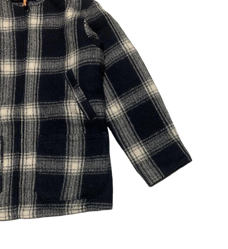 45rpm Vintage 45rpm Plaid Wool Jacket Hoodie Size US S / EU 44-46 / 1 - 4 Thumbnail