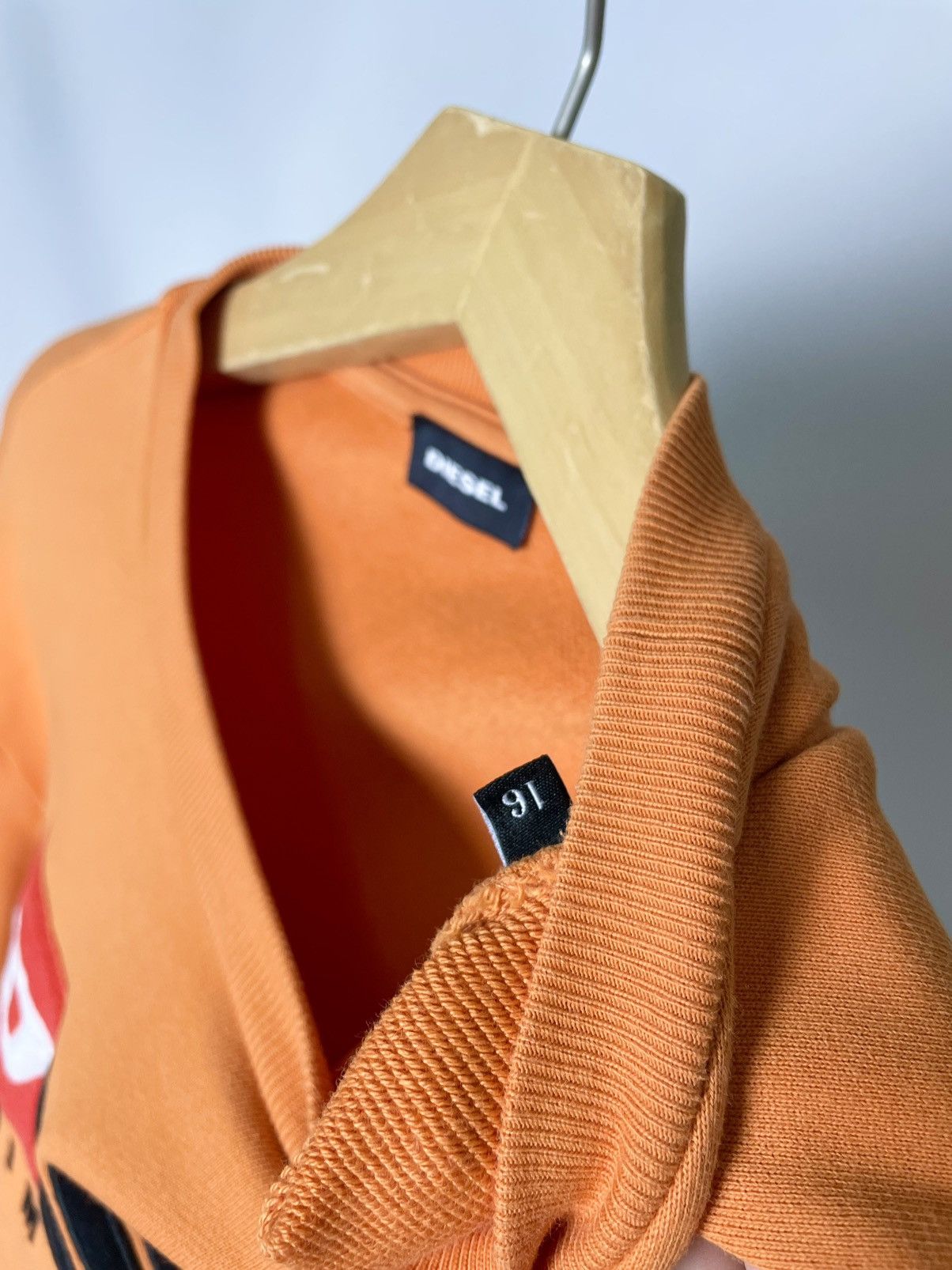 Diesel Diesel 🌹 D Logo Orange Crewneck Sweatshirt Size US S / EU 44-46 / 1 - 6 Thumbnail