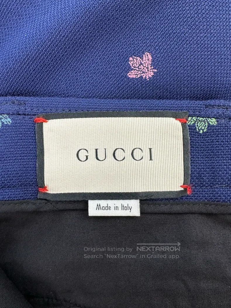 Gucci Gucci Summer colourful little bee embroidered men's breath Size US 28 / EU 44 - 8 Thumbnail