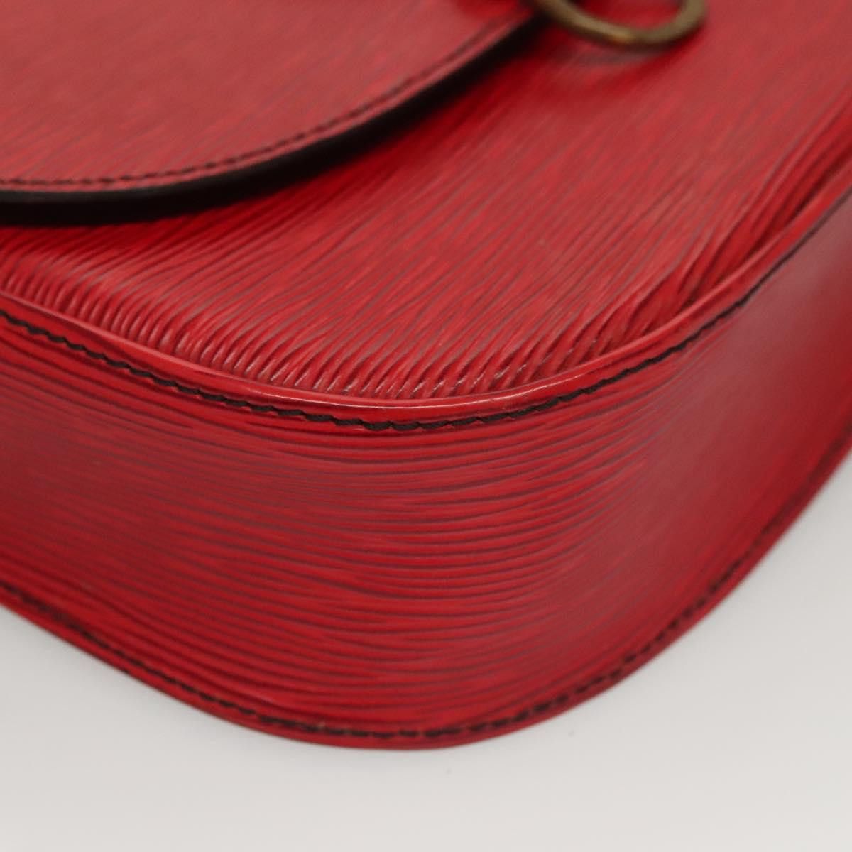 Louis Vuitton LOUIS VUITTON Epi Saint Cloud GM Shoulder Bag Red M52197 Size ONE SIZE - 14 Thumbnail