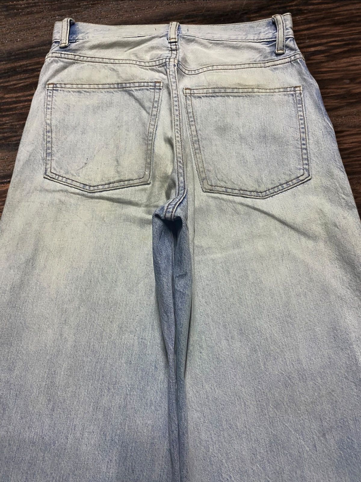 Christophe Lemaire Vintage Japanese Brand Uniqlo Light Wash Grunge Baggy Jeans Size US 28 / EU 44 - 4 Thumbnail