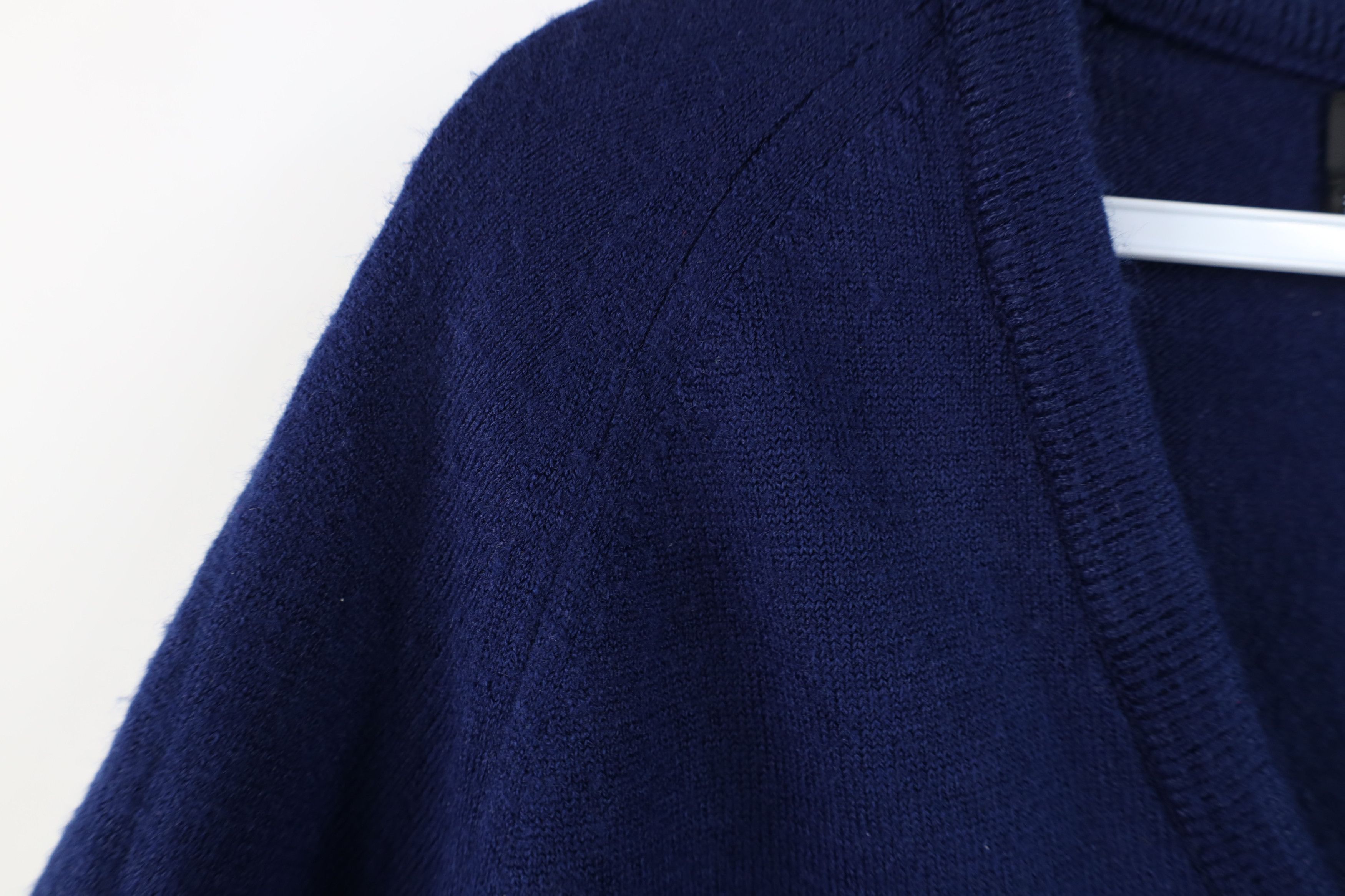 Christian Dior Monsieur Vintage 70s 80s Christian Dior Soft Knit V-Neck Sweater USA Size US L / EU 52-54 / 3 - 6 Thumbnail