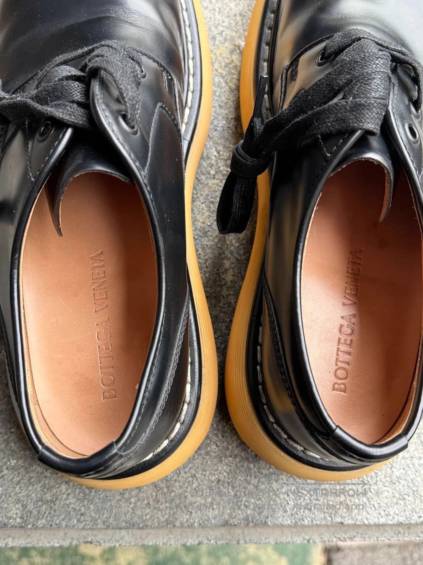 Bottega Veneta Black Leather Lace. Size US 8 / EU 41 - 9 Thumbnail