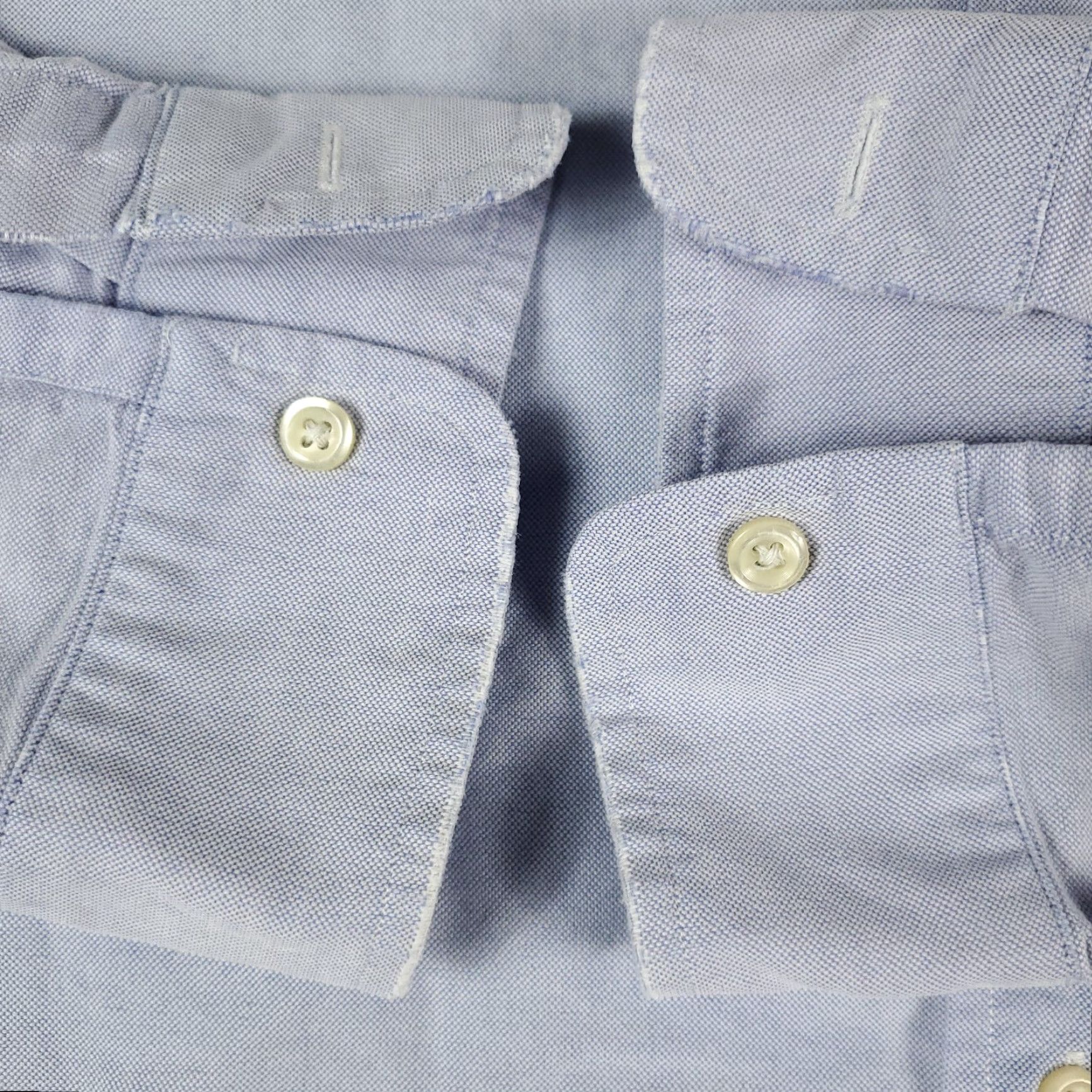 Ralph Lauren Ralph Lauren Shirt Mens Size 17 Blue Pony Dress Button Up Long Sleeve Dress Shirt Mens Blue Size 46R - 4 Thumbnail