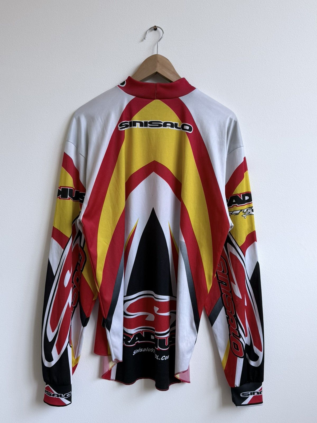 Sports Specialties Vintage 90s Sinisalo Worldwide Motocross Racing Jersey Size US L / EU 52-54 / 3 - 8 Thumbnail