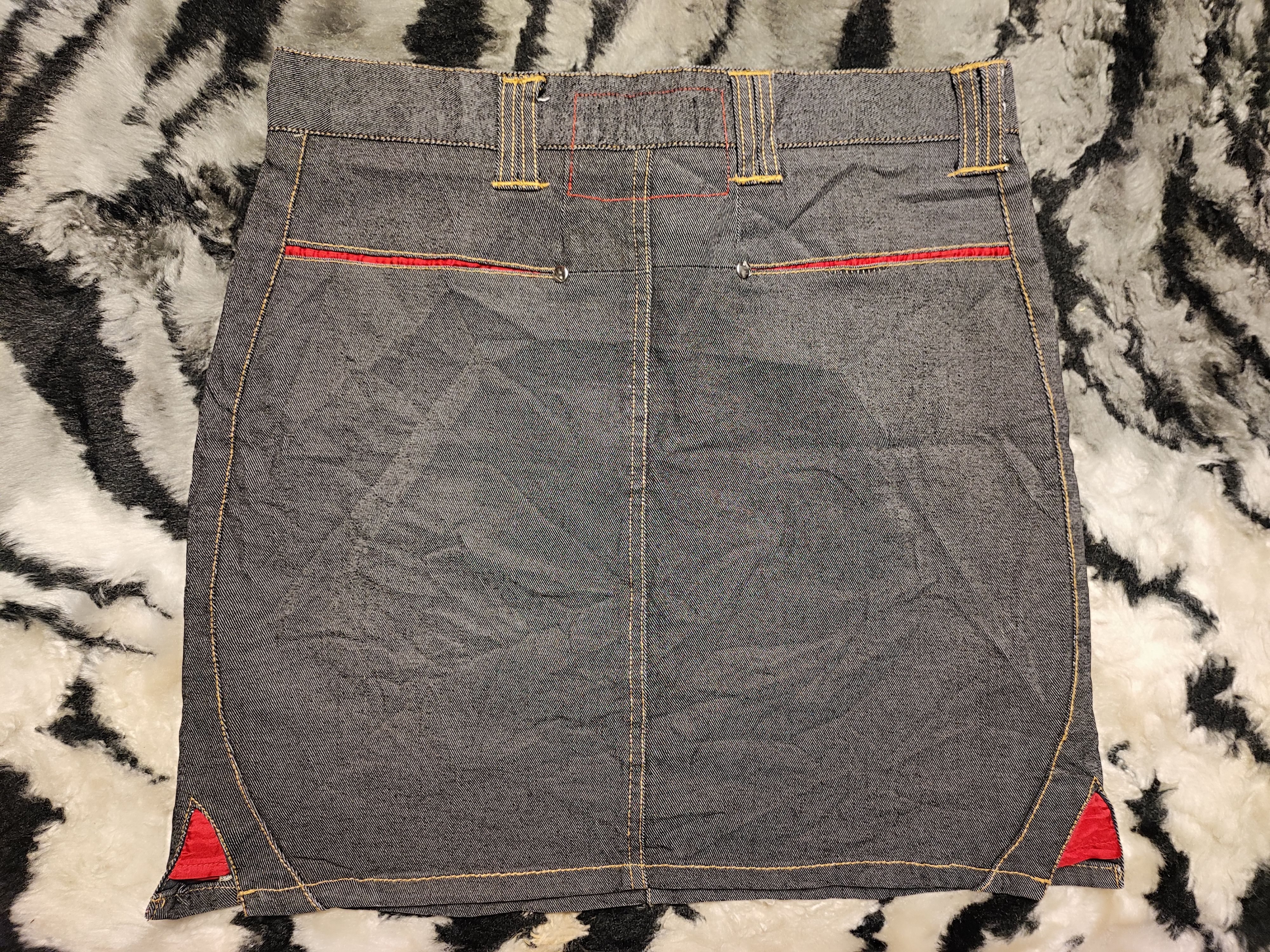 Levi's Archive 2000 Levi's Engineered Skirt Jeans 3D Twisted Seams Size 29" - 8 Thumbnail