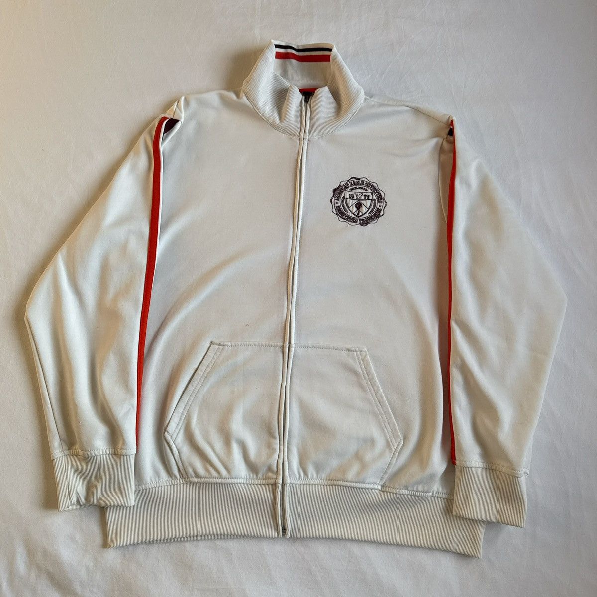 American Eagle Outfitters Vintage American Eagle Quarter Zip Jacket White XXL Size US XXL / EU 58 / 5 - 1 Thumbnail