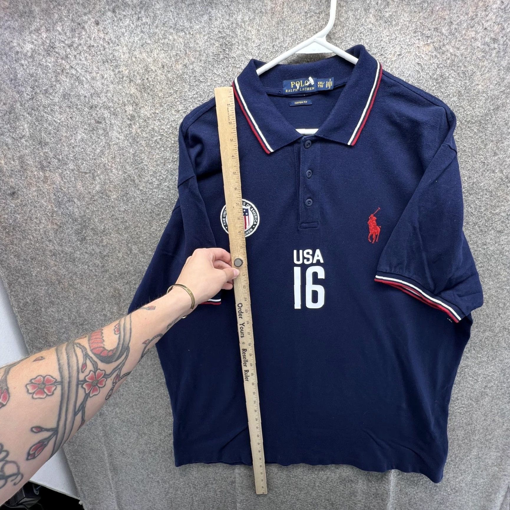 Polo Ralph Lauren VINTAGE Polo Ralph Lauren Polo Shirt Mens 2XL Blue USA 16 Big Pony Casual Size US XXL / EU 58 / 5 - 4 Thumbnail