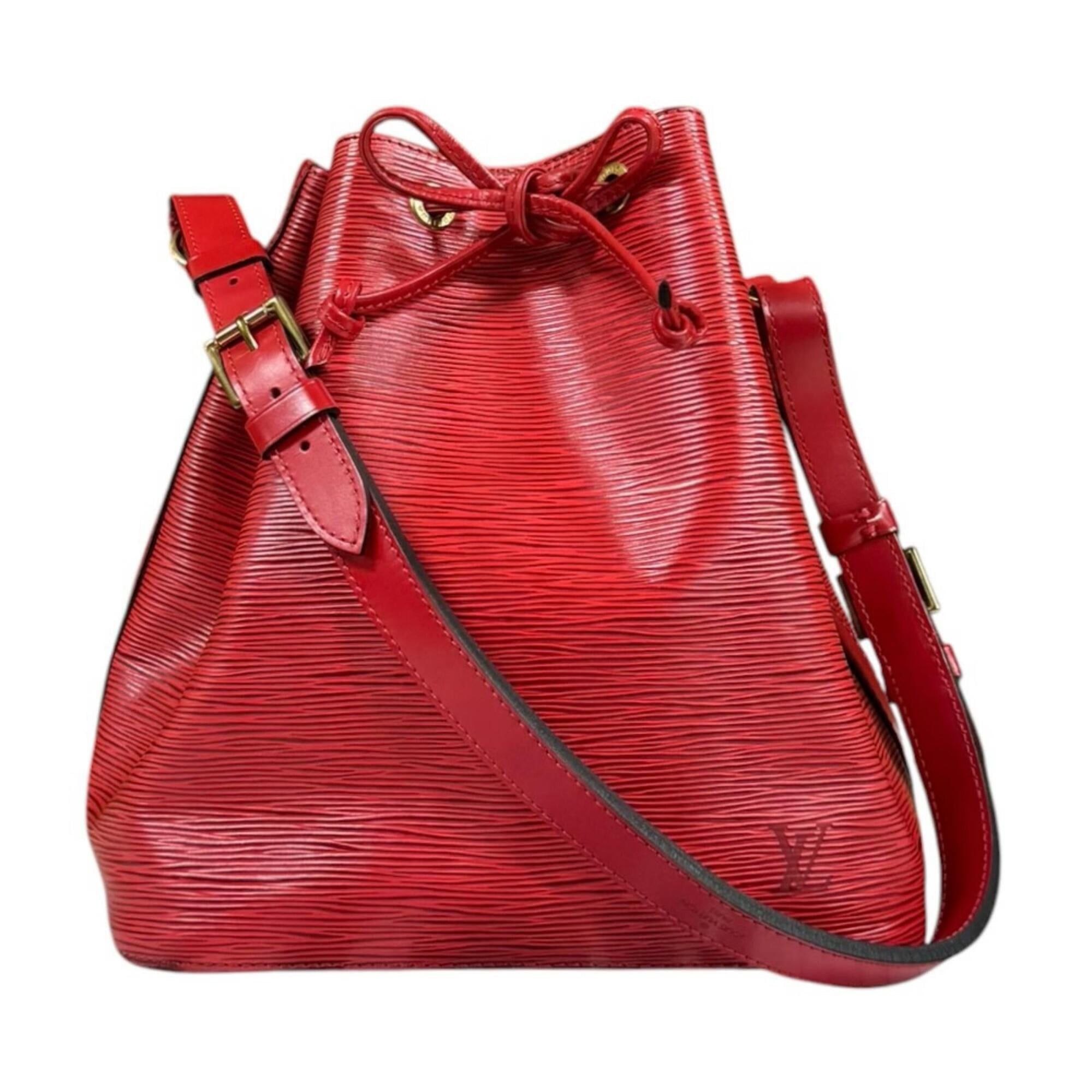 Louis Vuitton Louis Vuitton Petit Noé Epi Shoulder Bag, Leather M44107 Red, Women's LOUIS VUITTON Size ONE SIZE - 1 Thumbnail