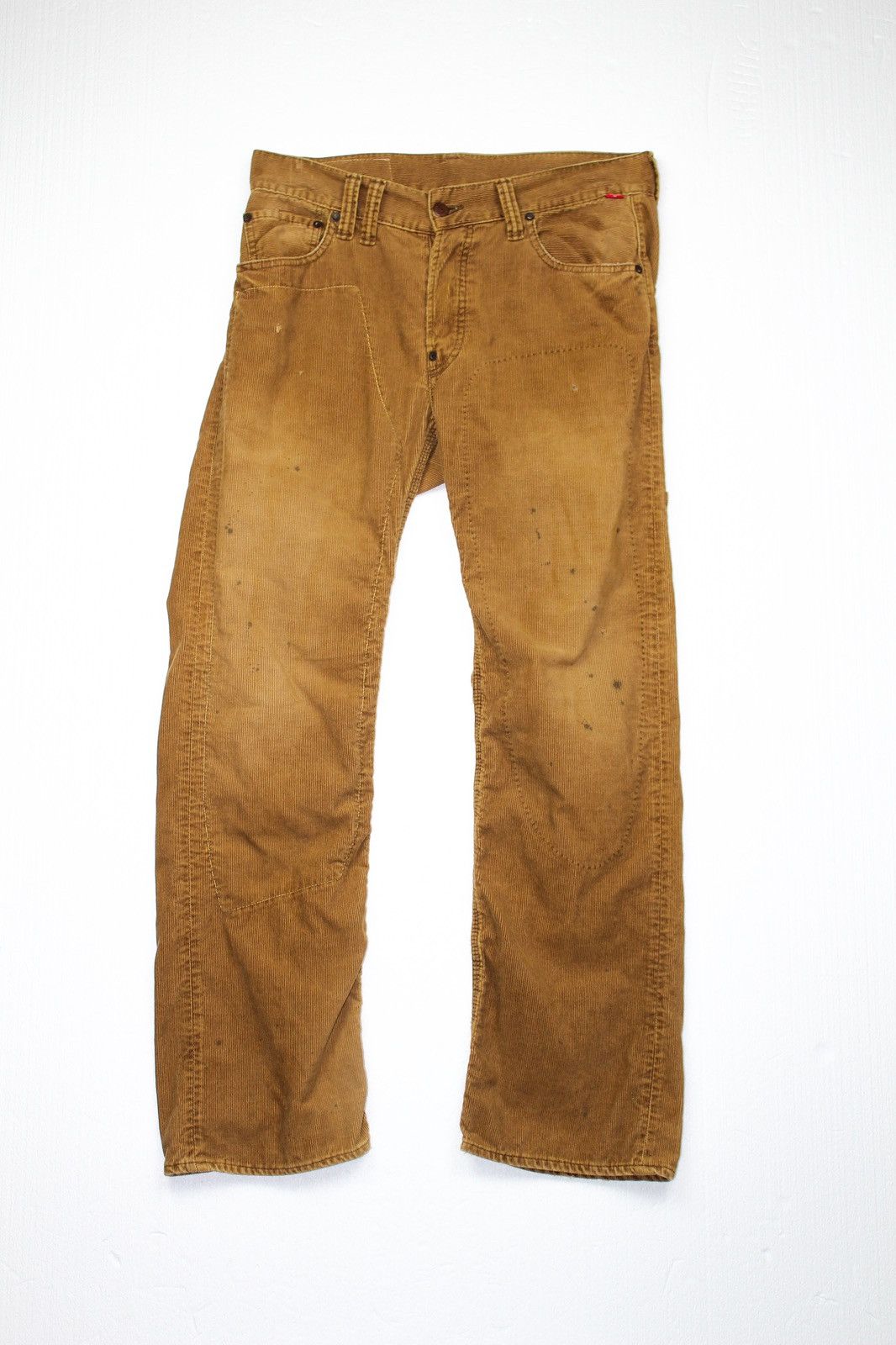 ANACHRONORM Corduroy Damaged Double Knee Pants Size US 33 - 1 Thumbnail