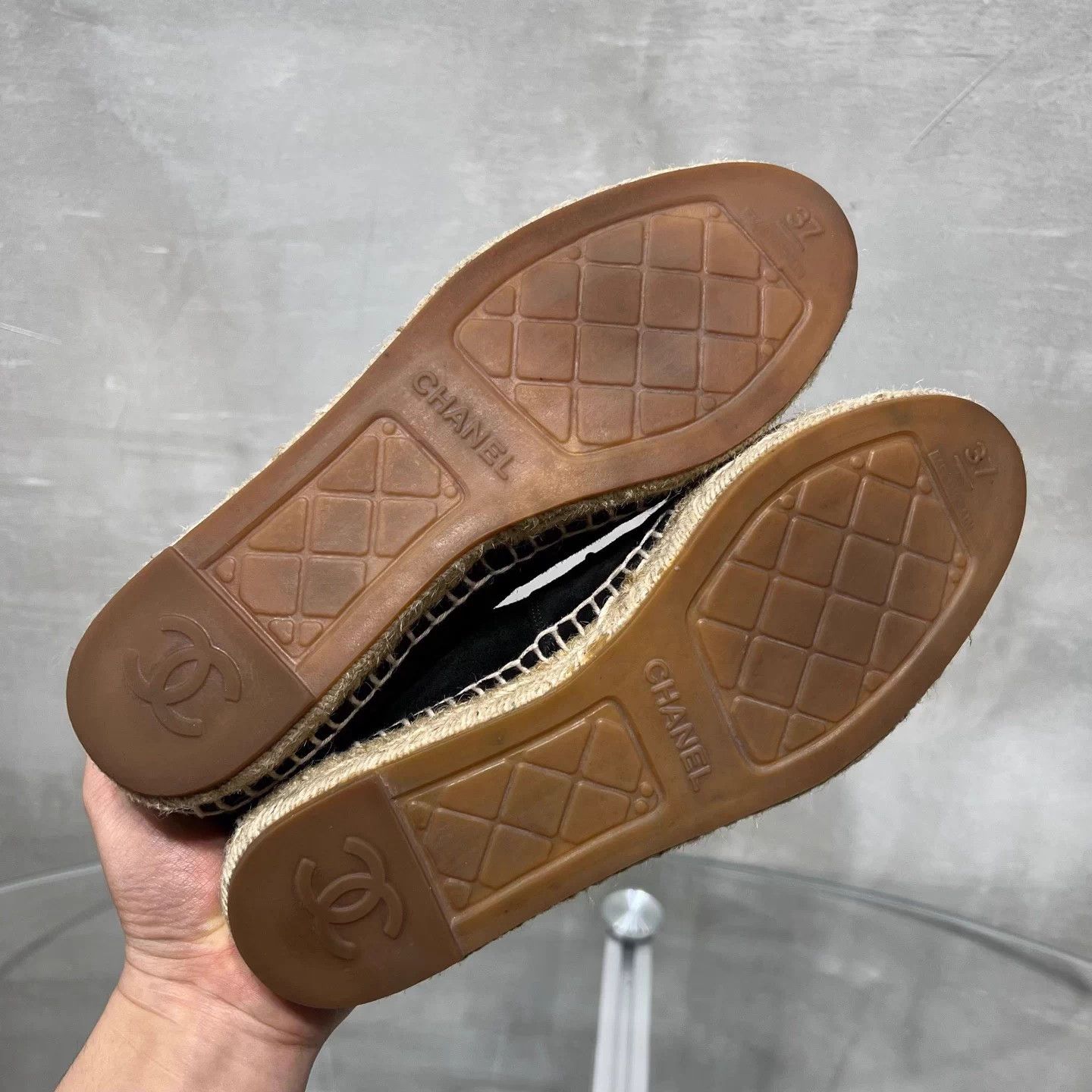 Chanel Chanel Black Pearl Fisherman Shoes 37 YH25091 Size US 6.5 / IT 36.5 - 7 Thumbnail