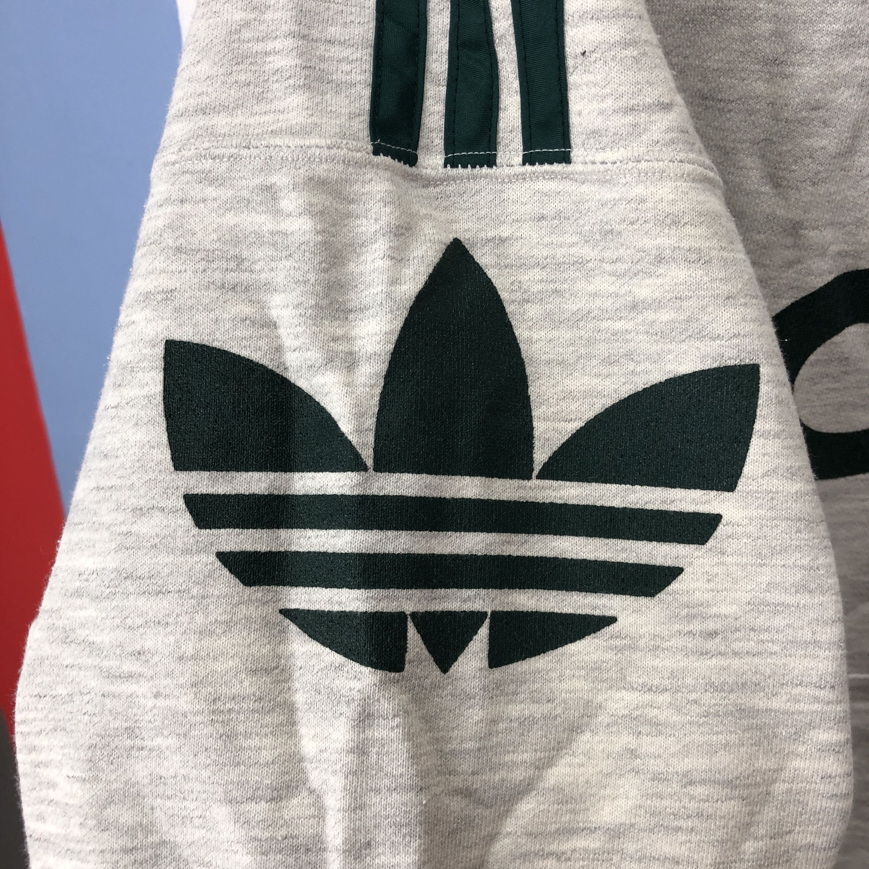 Adidas Vintage ADIDAS TRIFOIL Nice Design Hoodie #1606/02 Size US L / EU 52-54 / 3 - 6 Thumbnail