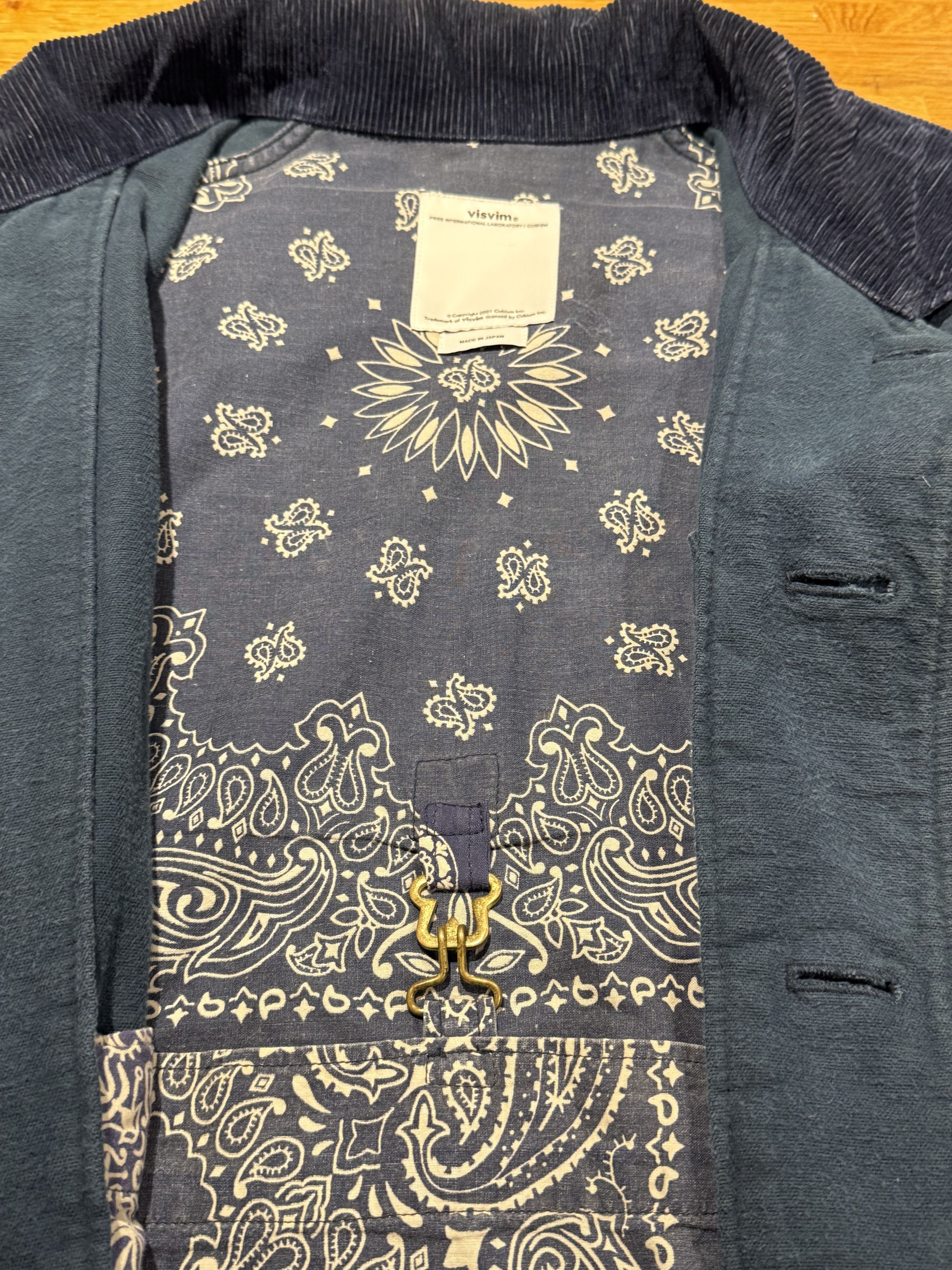 Visvim Men’s Visvim blue bandana lined jacket Size US XXS / EU 40 - 6 Thumbnail