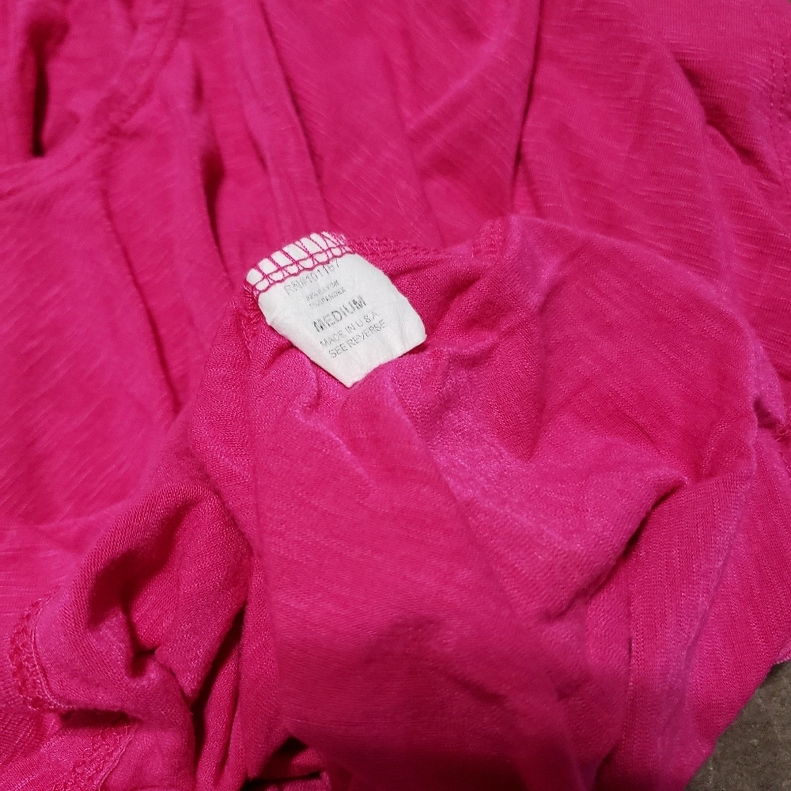 Other Pink Vibrant Loose Shoulder Sleeve Size M / US 6-8 / IT 42-44 - 3 Thumbnail