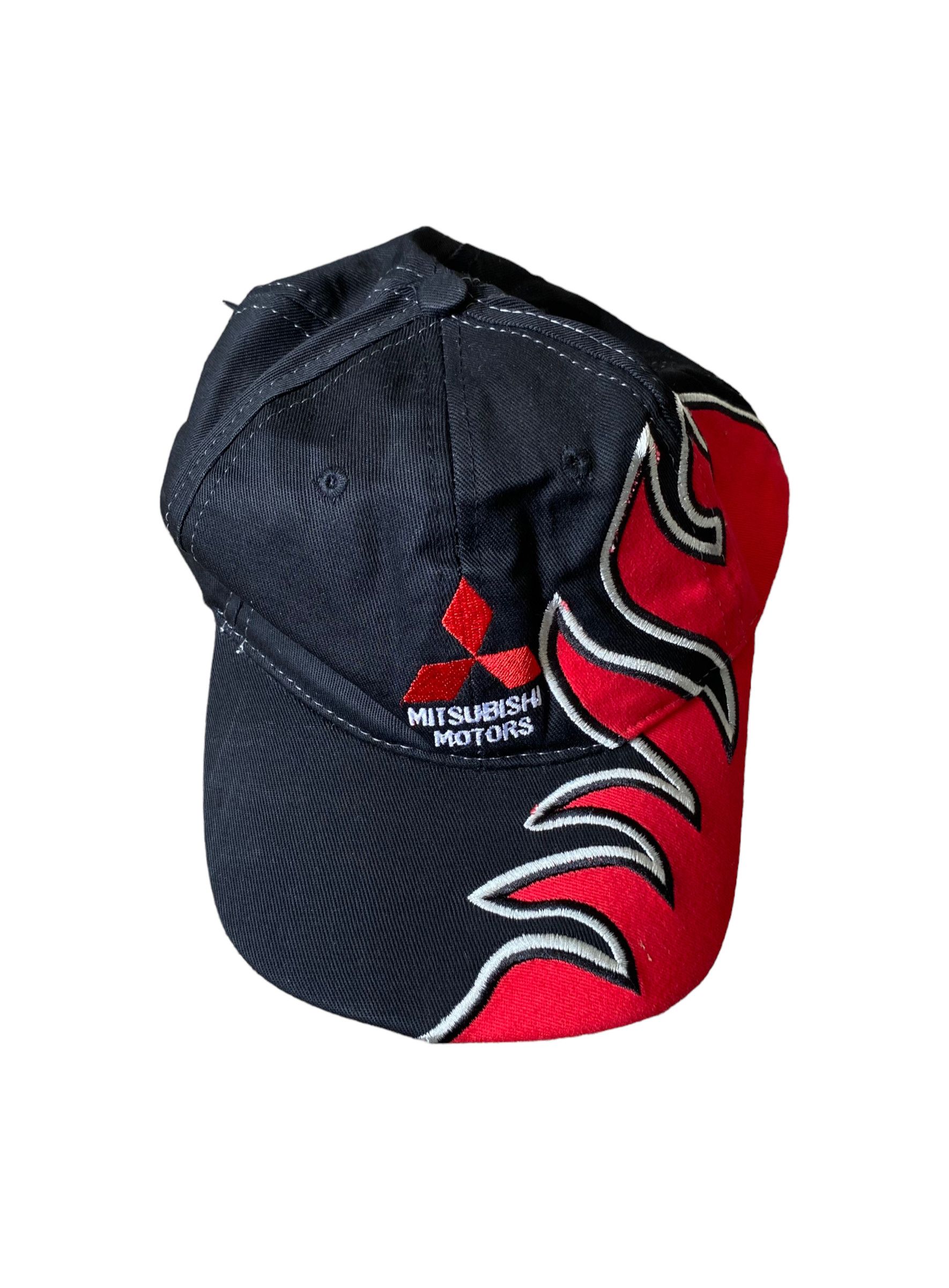 Japanese Brand × Vintage Mitsubishi vintage y2k flamed baseball cap Size ONE SIZE - 2 Thumbnail