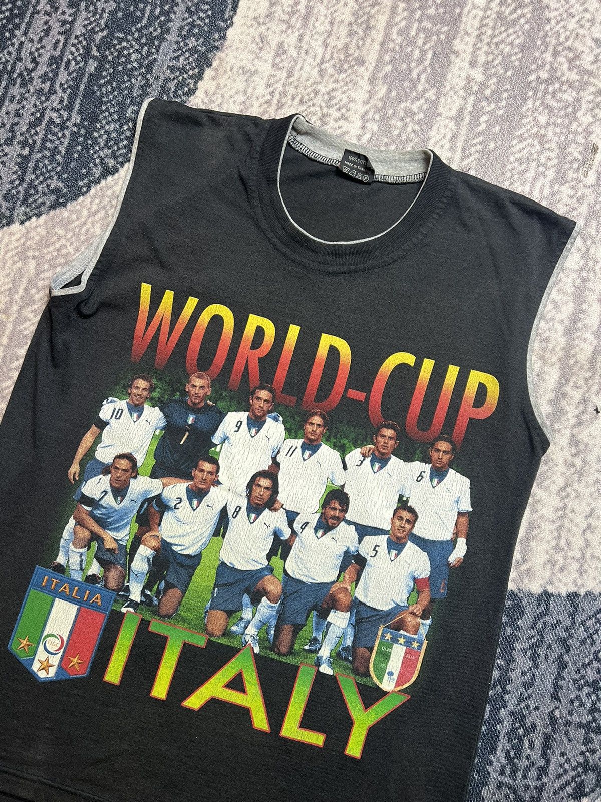 Vintage Italy World Cup 1998 Sleeveless Size US XXS / EU 40 - 2 Thumbnail