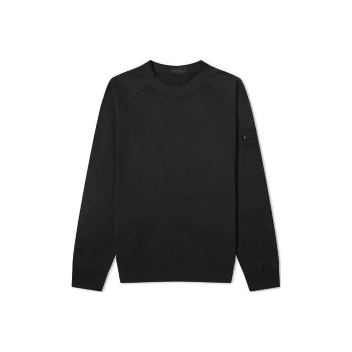 Stone Island Stone Island Black Lightweight Cotton Sweatshirt Size US XL / EU 56 / 4 - 1 Thumbnail
