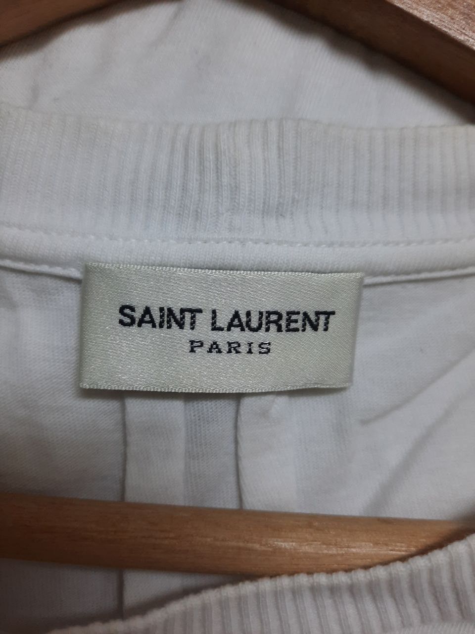 Saint Laurent Paris Pocket Logo YSL Tee Size US XS / EU 42 / 0 - 4 Thumbnail
