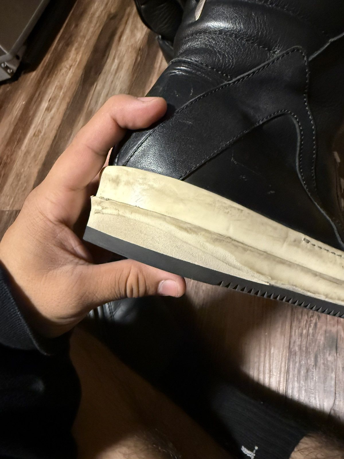 Chrome Hearts × Rick Owens Chrome Hearts Rick Owens Geo Baskets Size US 10 / EU 43 - 10 Thumbnail