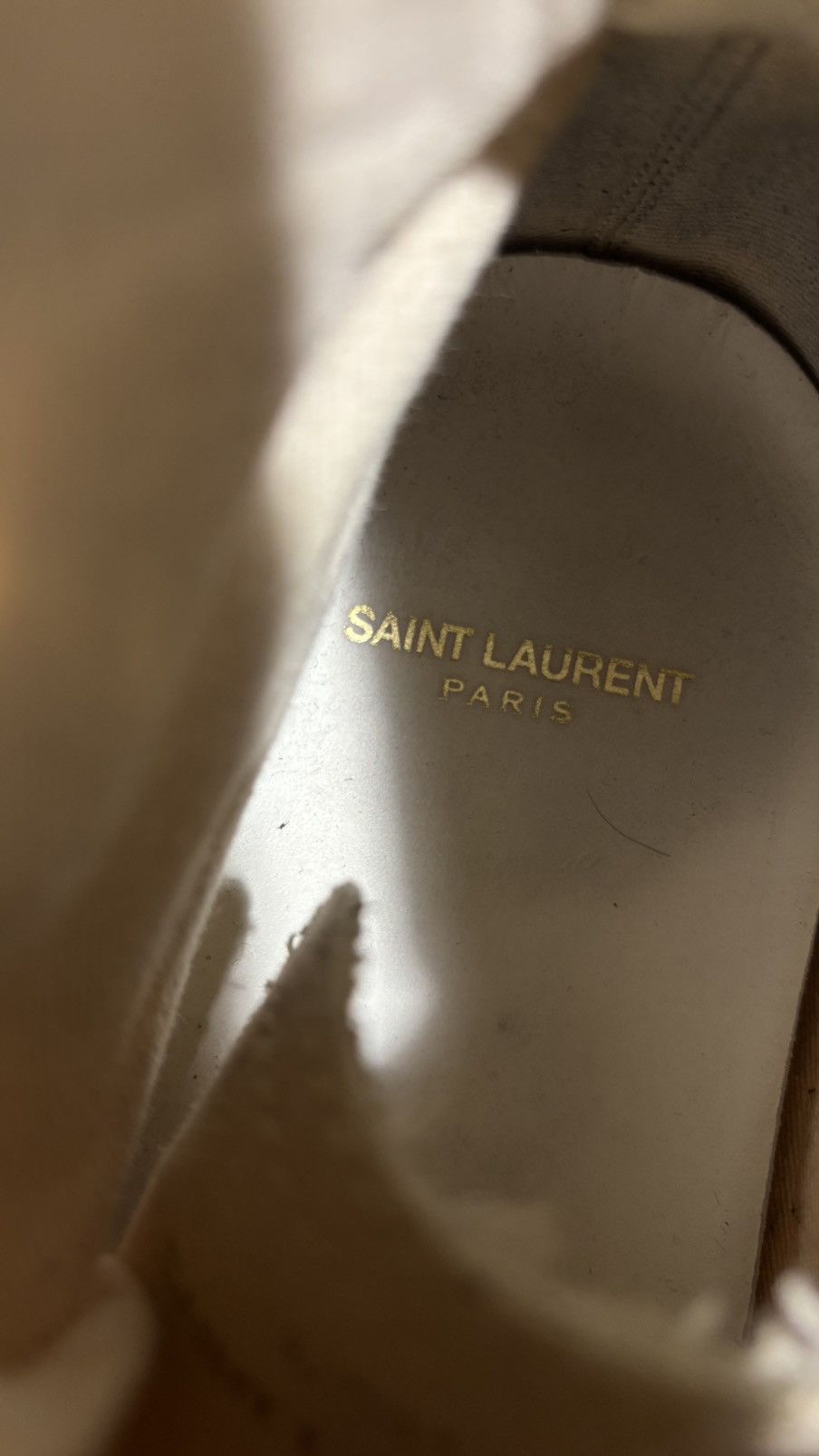 Saint Laurent Paris Saint Laurent Paris “Smoking Forever” High Top Sneaker Size US 11 / EU 44 - 20 Thumbnail