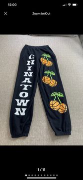 Chinatown Market Sweatpants Keeping The Game Fresh Black XL NEW W/TAGS